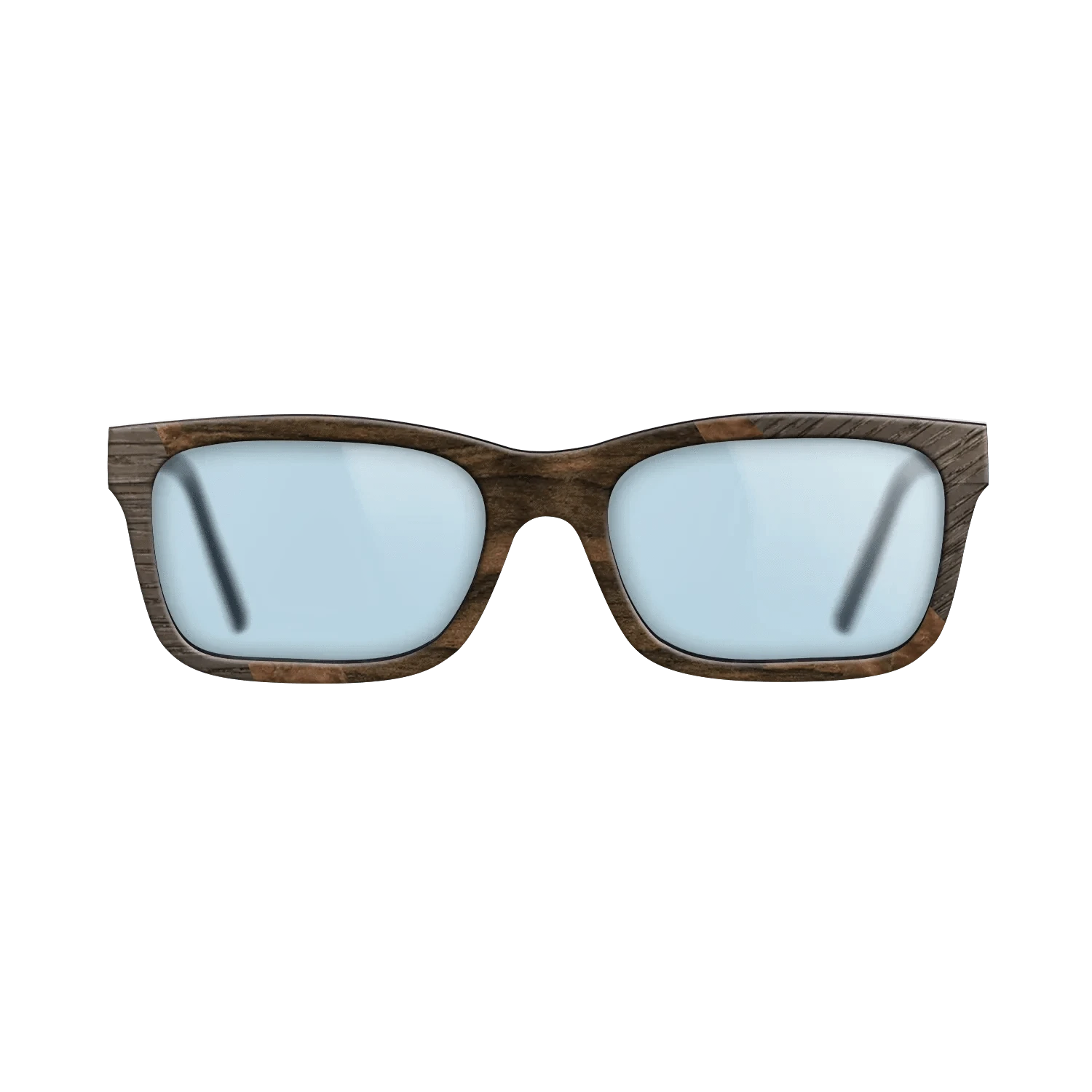 Ziricote Dark Quartered,Fumed Oak,Walnut: Straight Grain,Walnut Burl: Fractal - The Sage - Rectangle - 1006 - SIRIS wood optic
