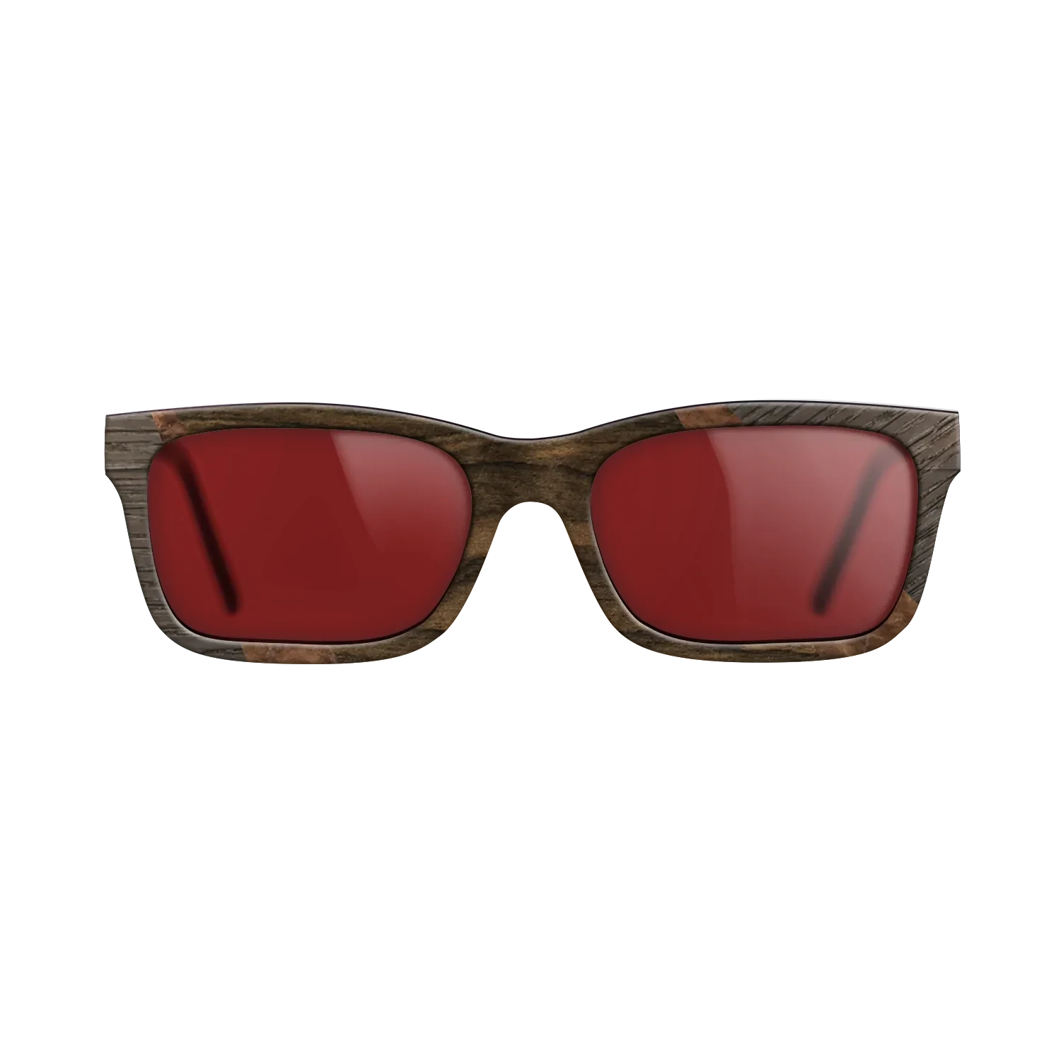 Ziricote Dark Quartered,Fumed Oak,Walnut: Straight Grain,Walnut Burl: Fractal - The Sage - Rectangle - 1006 - SIRIS wood optic