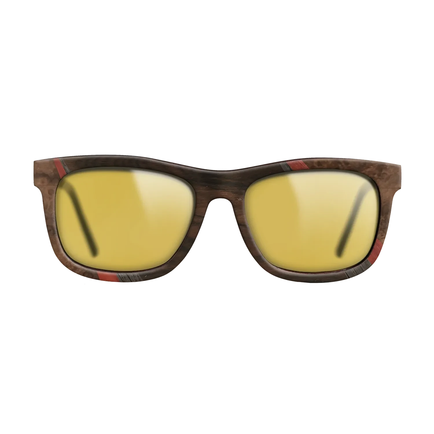 Ziricote Dark Quartered,Fumed Oak,Poplar Dyed: Red,Walnut: Straight Grain,Walnut Burl: Fractal - The Hero - Square - 857 - SIRIS wood optic