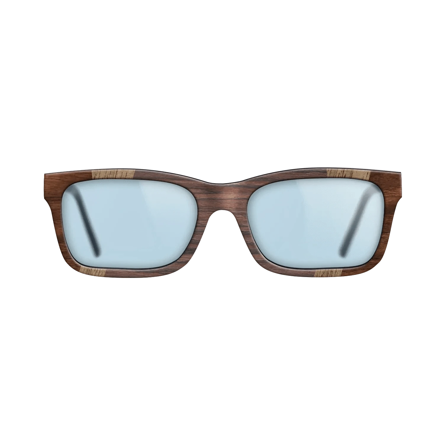 Walnut Claro Dark,Walnut: Straight Grain,Rosewood Reconstituted,Walnut Burl: Fractal - The Sage - Rectangle - 1037 - SIRIS wood optic