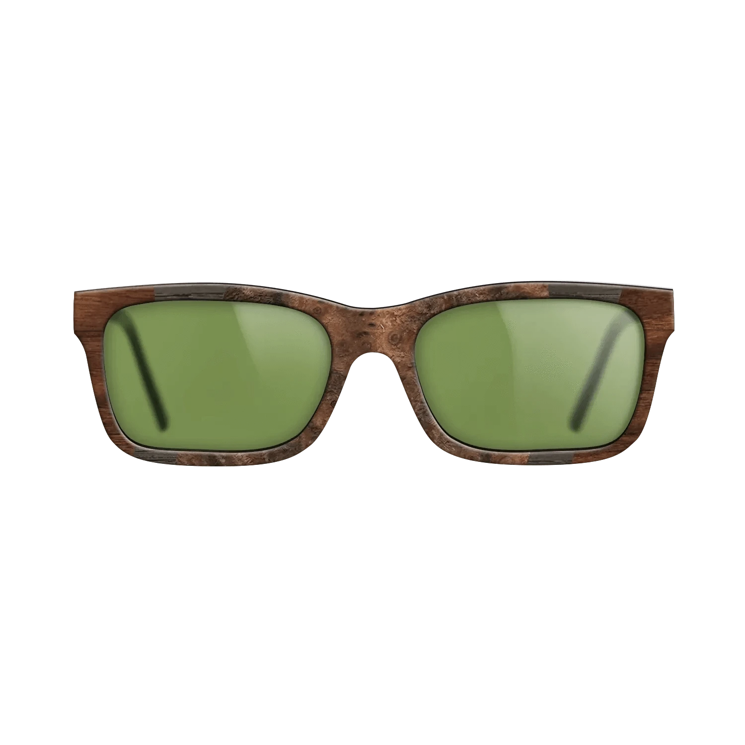 Walnut Burl,Fumed Oak,Walnut Claro Dark: Fractal - The Sage - Rectangle - 728 - SIRIS wood optic
