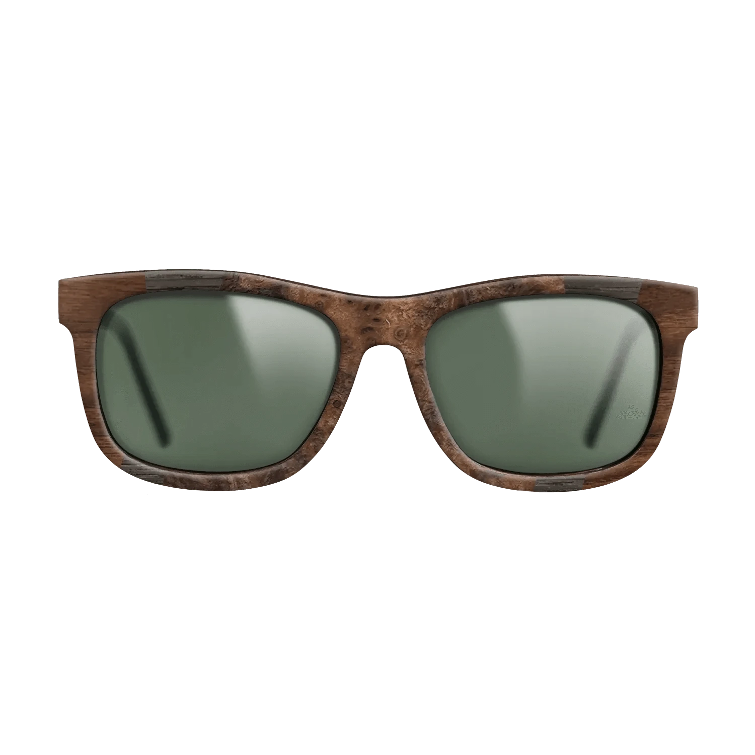 Walnut Burl,Fumed Oak,Walnut Claro Dark: Fractal - The Hero - Square - 728 - SIRIS wood optic
