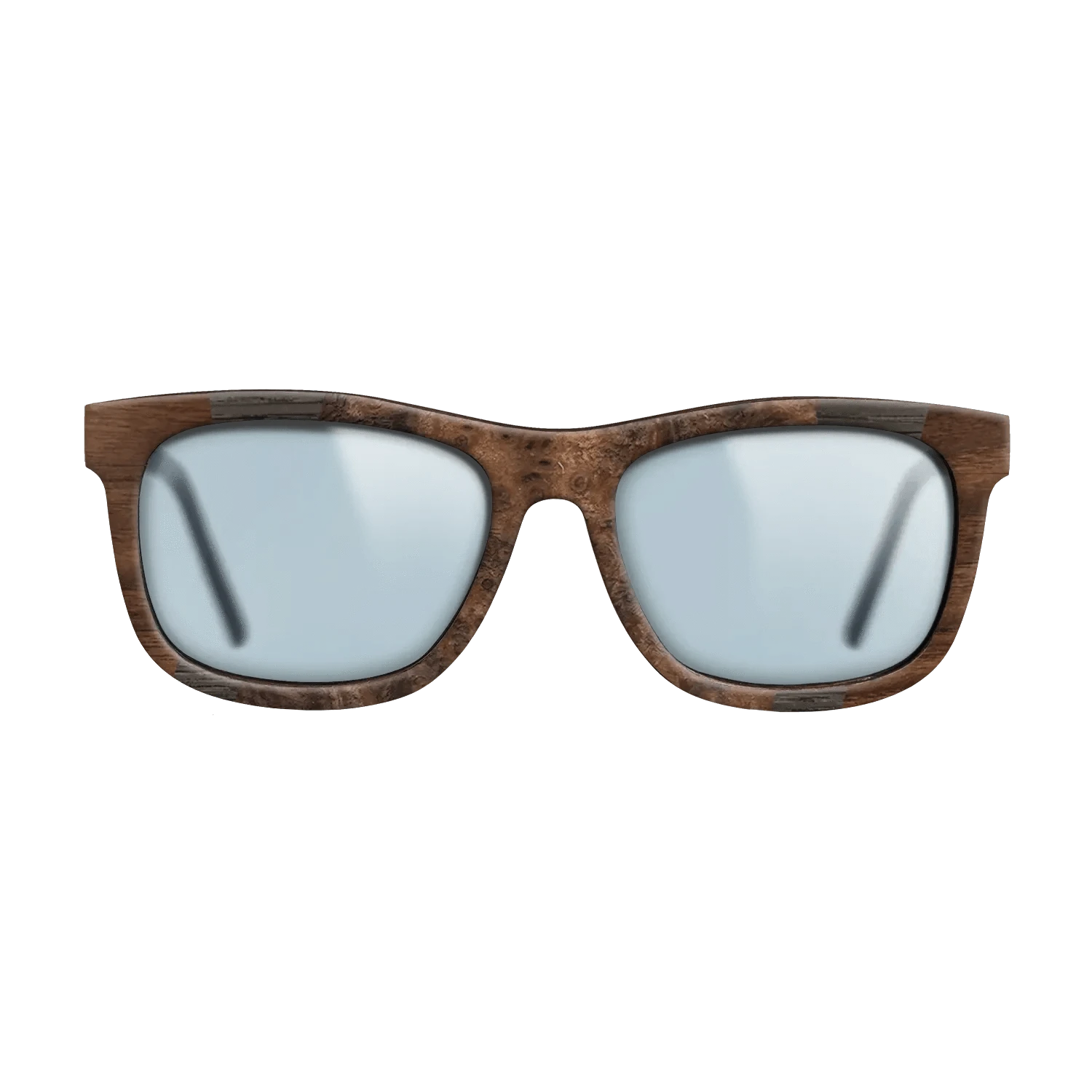 Walnut Burl,Fumed Oak,Walnut Claro Dark: Fractal - The Hero - Square - 728 - SIRIS wood optic