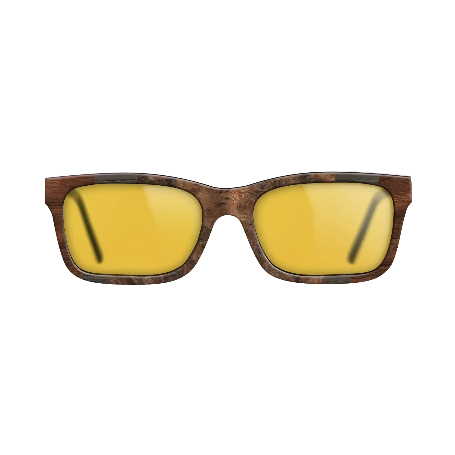 Walnut Burl,Fumed Oak,Walnut Claro Dark: Fractal - The Sage - Rectangle - 728 - SIRIS wood optic