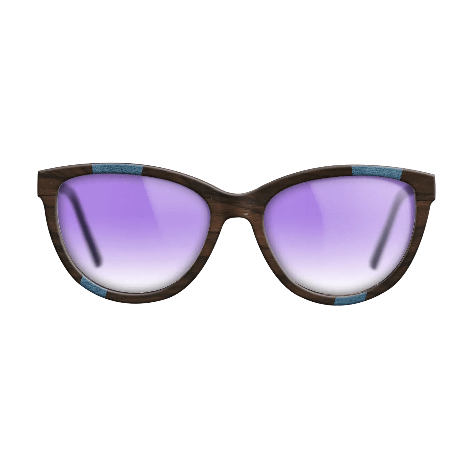 Ziricote Dark Quartered,Poplar Dyed: Blue Denim,Poplar Dyed: Grey,Walnut Claro Dark: Fractal - The Maiden - Cat - 1303 - SIRIS wood optic