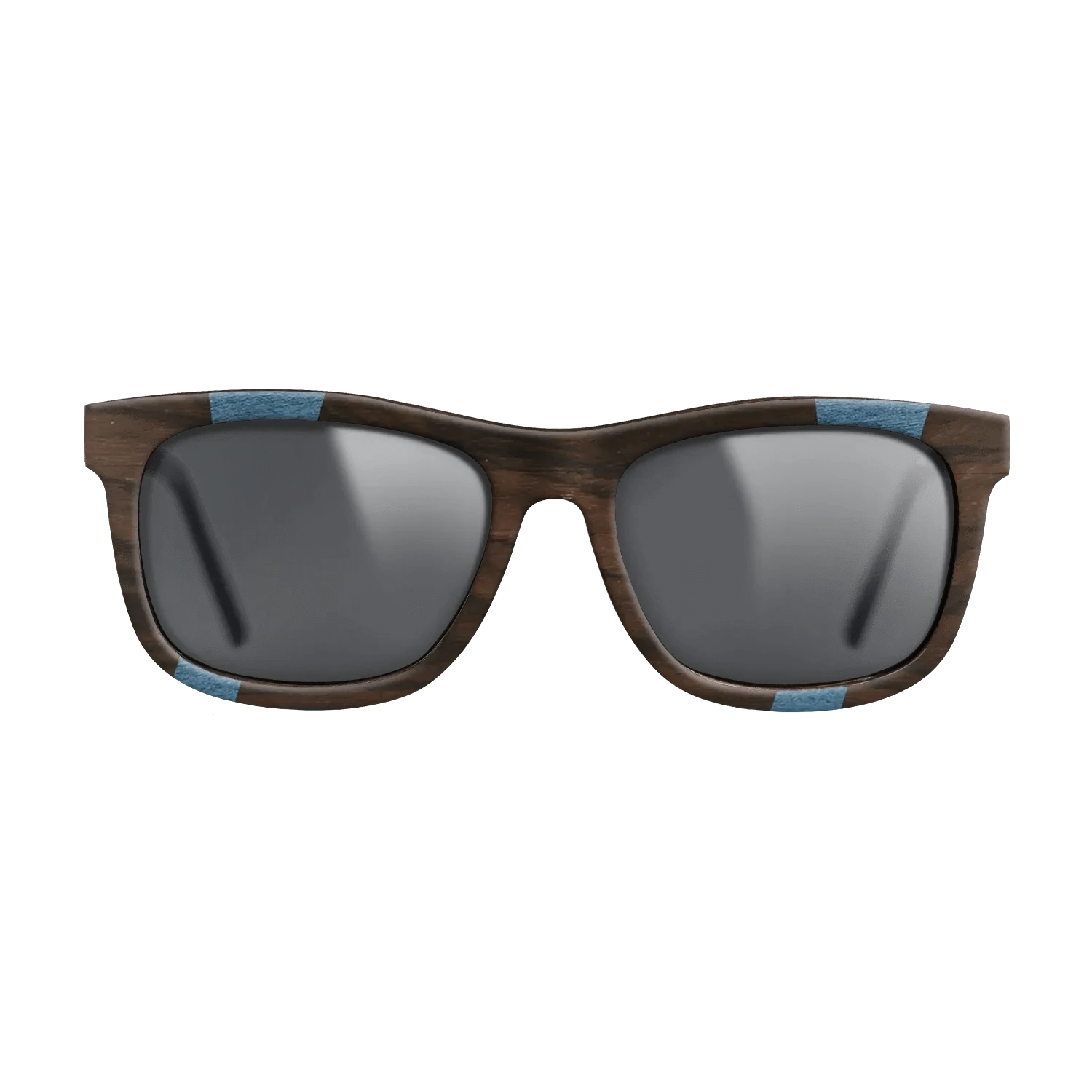 Ziricote Dark Quartered,Poplar Dyed: Blue Denim,Poplar Dyed: Grey,Walnut Claro Dark: Fractal - The Hero - Square - 1303 - SIRIS wood optic