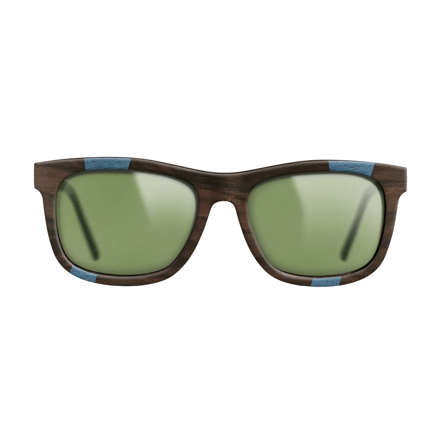 Ziricote Dark Quartered,Poplar Dyed: Blue Denim,Poplar Dyed: Grey,Walnut Claro Dark: Fractal - The Hero - Square - 1303 - SIRIS wood optic