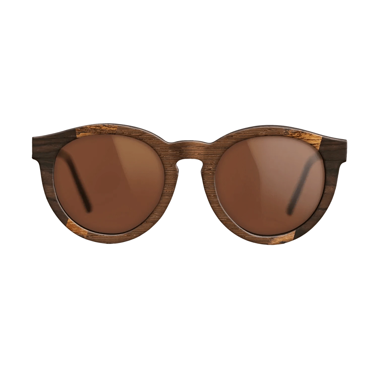 Wenge,Bocote,Ziricote Dark Quartered,Fumed Oak,Santos Rosewood Dark: Fractal - The Rebel - Round - 1543 - SIRIS wood optic