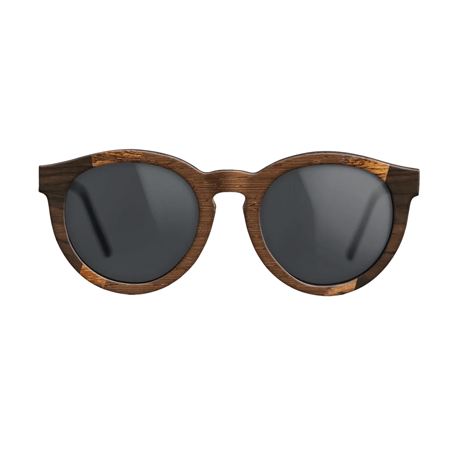 Wenge,Bocote,Ziricote Dark Quartered,Fumed Oak,Santos Rosewood Dark: Fractal - The Rebel - Round - 1543 - SIRIS wood optic