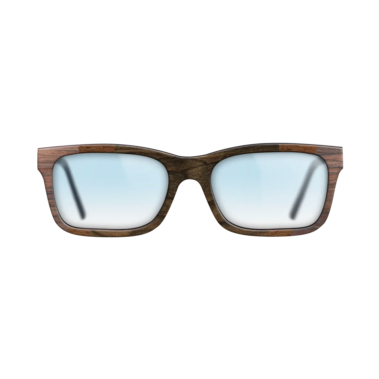 Rosewood Reconstituted,Wenge,Ziricote Dark Quartered: Fractal - The Sage - Rectangle - 1469 - SIRIS wood optic