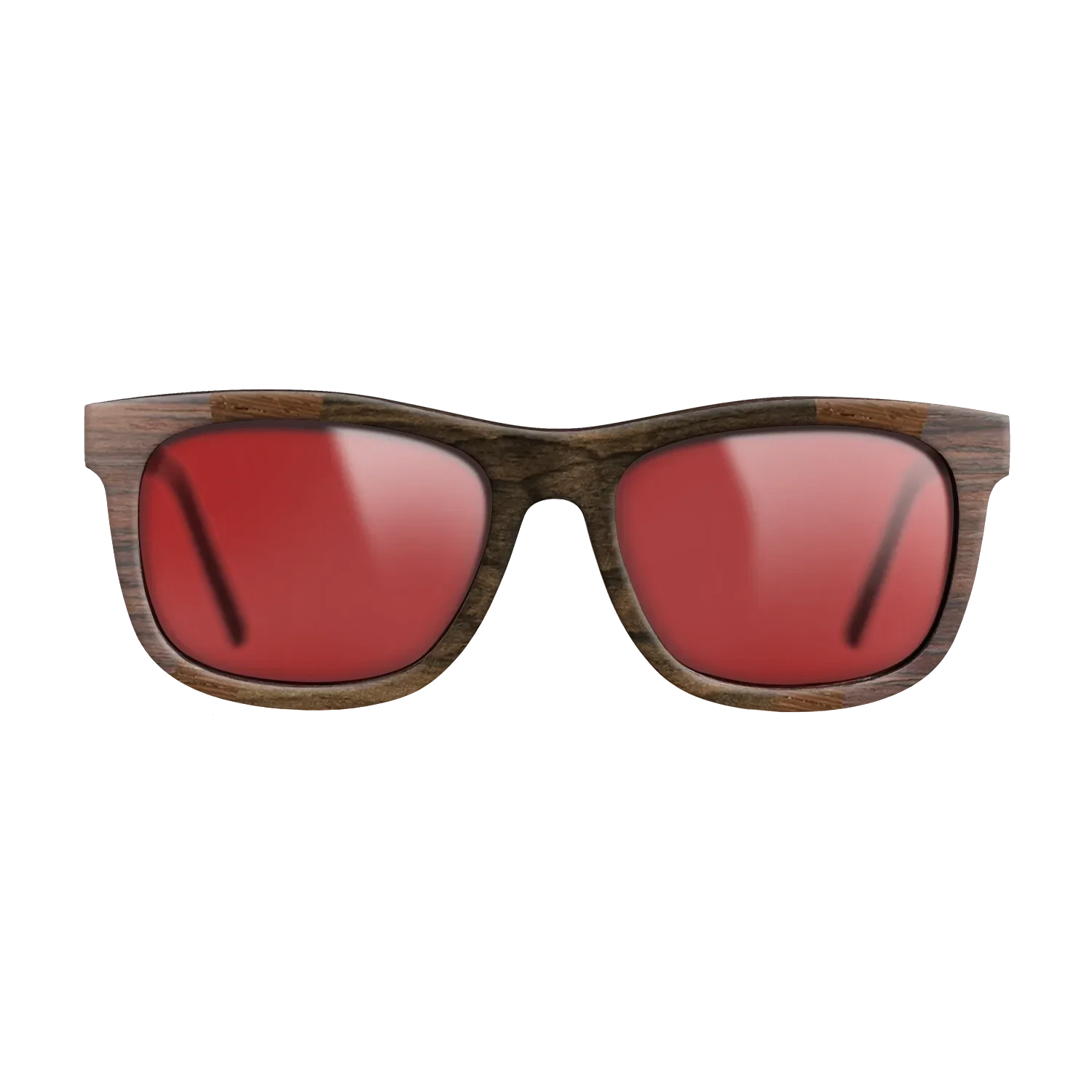 Rosewood Reconstituted,Wenge,Ziricote Dark Quartered: Fractal - The Hero - Square - 1469 - SIRIS wood optic