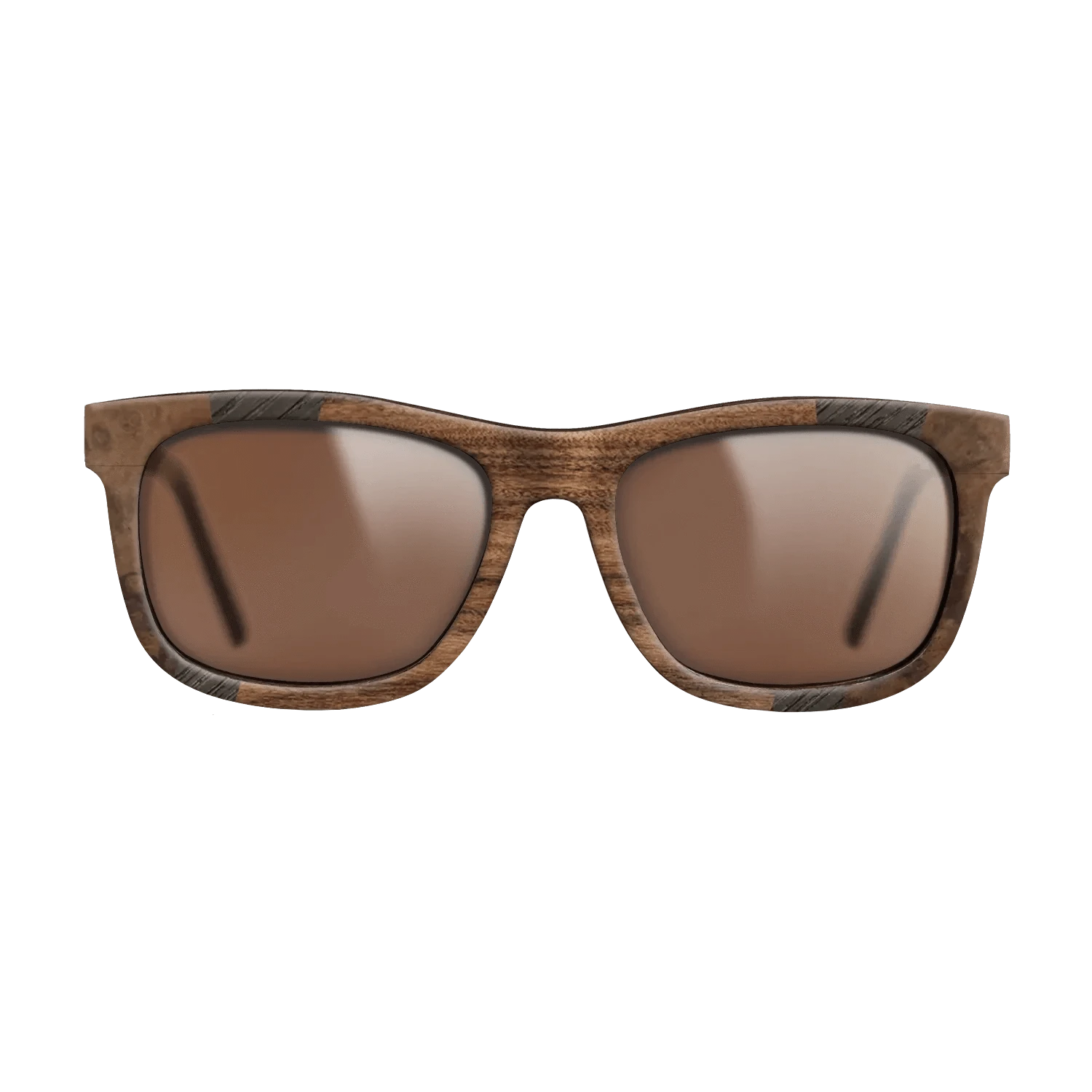 Santos Rosewood Dark,Walnut Burl,Fumed Oak,Walnut Claro Light: Fractal - The Hero - Square - 1106 - SIRIS wood optic