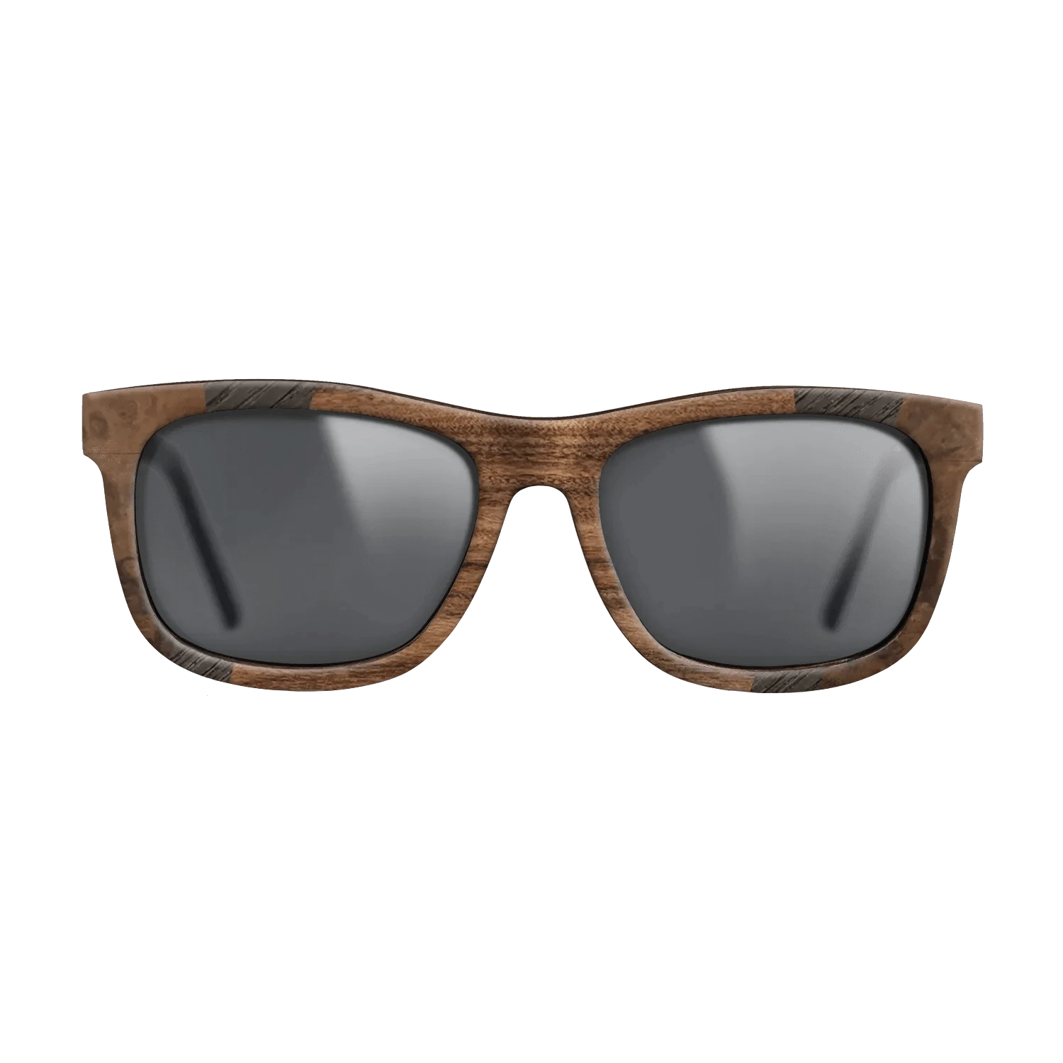 Santos Rosewood Dark,Walnut Burl,Fumed Oak,Walnut Claro Light: Fractal - The Hero - Square - 1106 - SIRIS wood optic