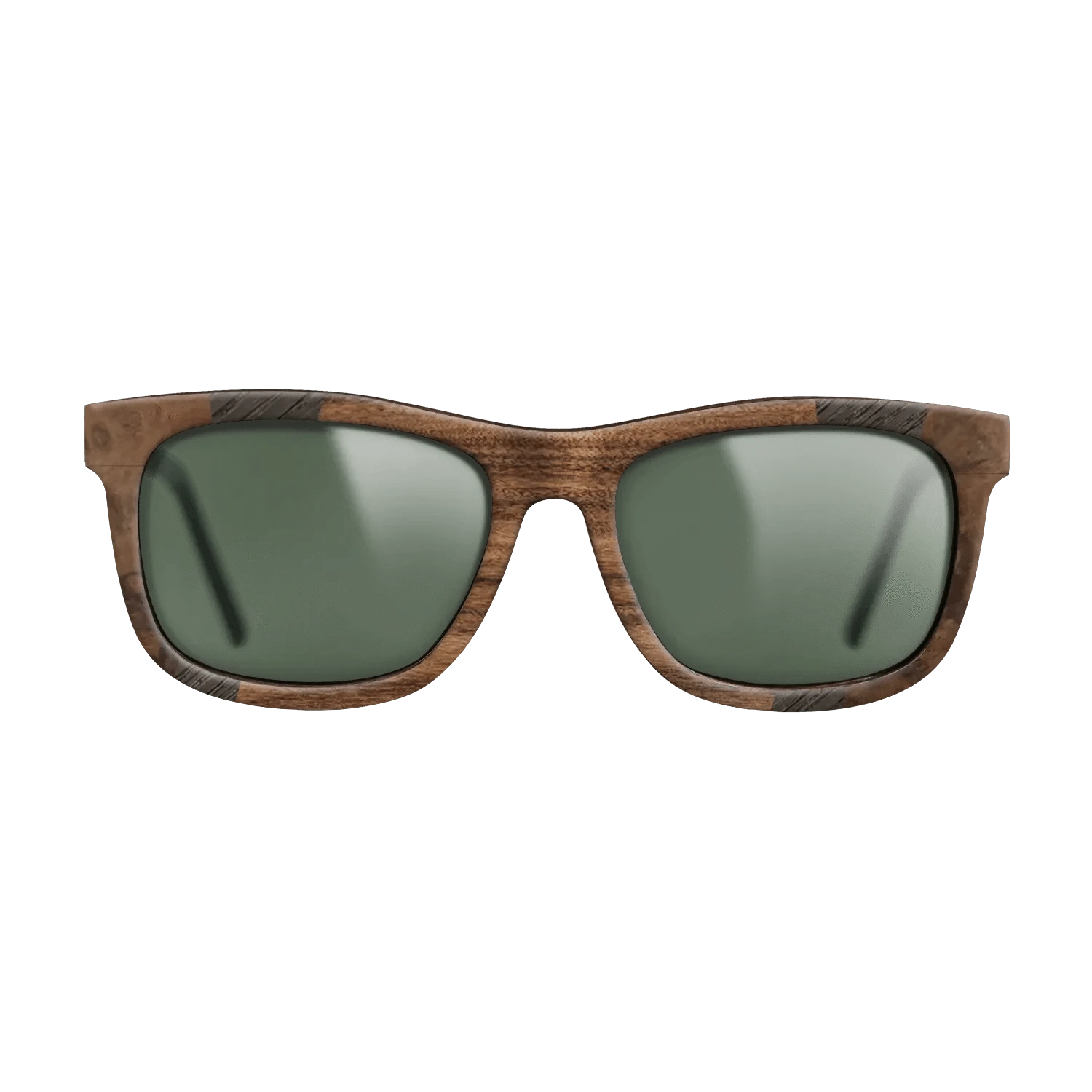 Santos Rosewood Dark,Walnut Burl,Fumed Oak,Walnut Claro Light: Fractal - The Hero - Square - 1106 - SIRIS wood optic