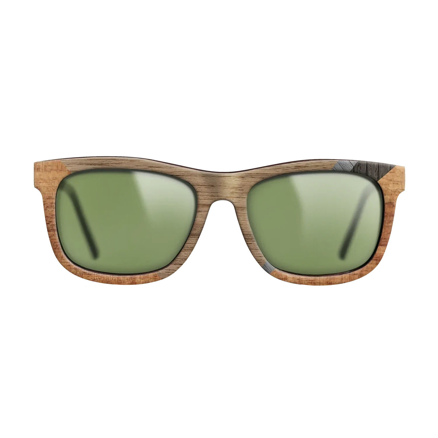 Walnut: Straight Grain,Koa,Fumed Oak,Poplar Dyed: Grey: Geometric - The Hero - Square - 1264 - SIRIS wood optic