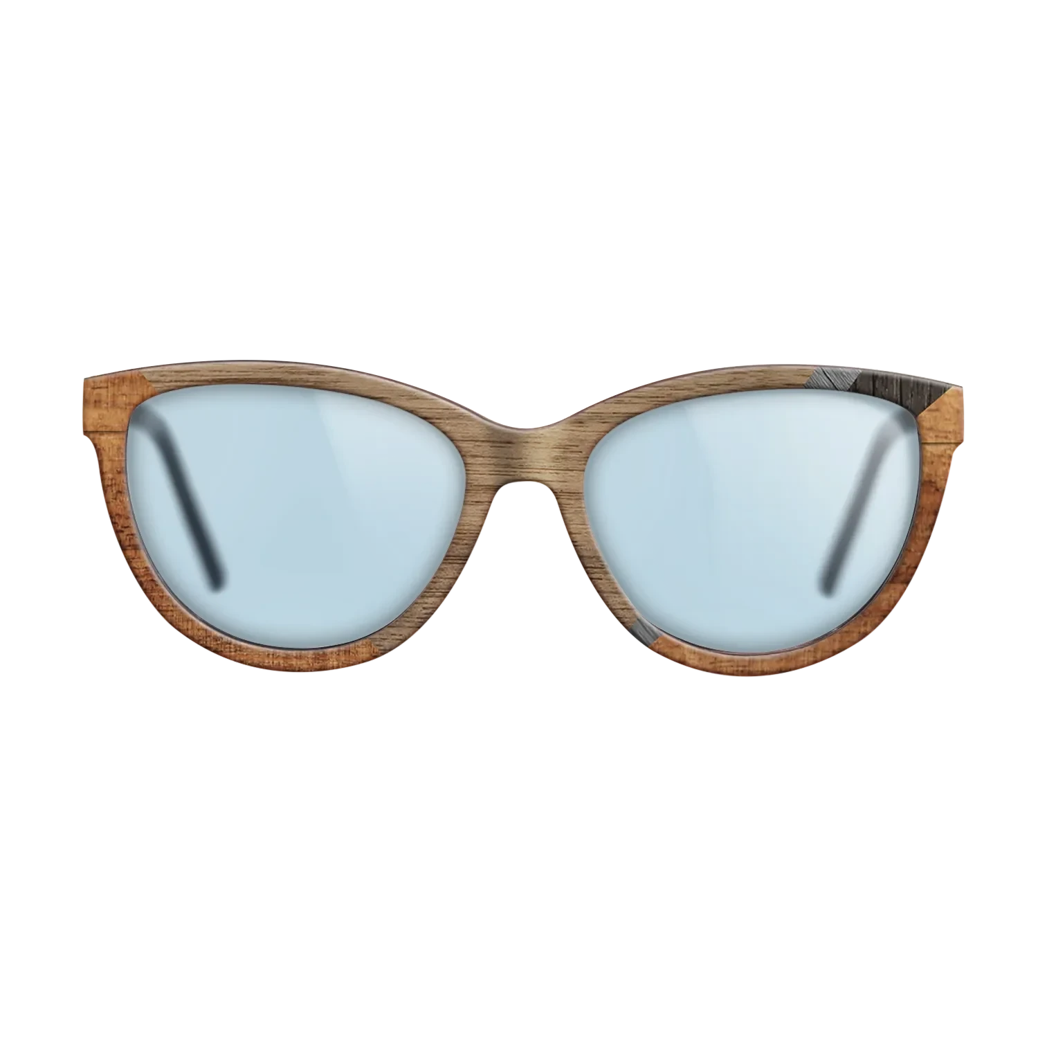 Walnut: Straight Grain,Koa,Fumed Oak,Poplar Dyed: Grey: Geometric - The Maiden - Cat - 1264 - SIRIS wood optic