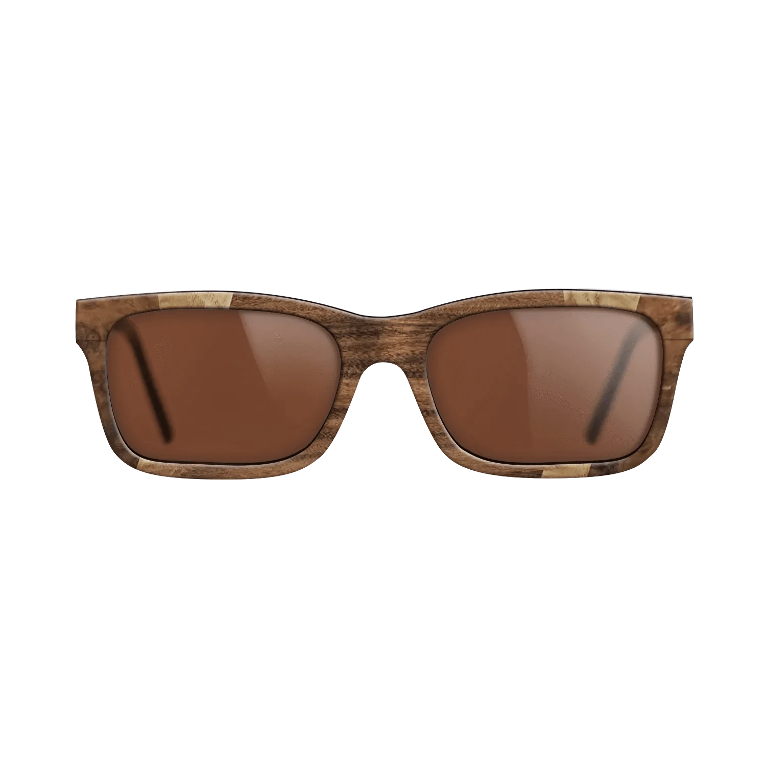 Olive Burl,Walnut Burl,Santos Rosewood Dark,Ziricote Dark Quartered: Fractal - The Sage - Rectangle - 1818 - SIRIS wood optic