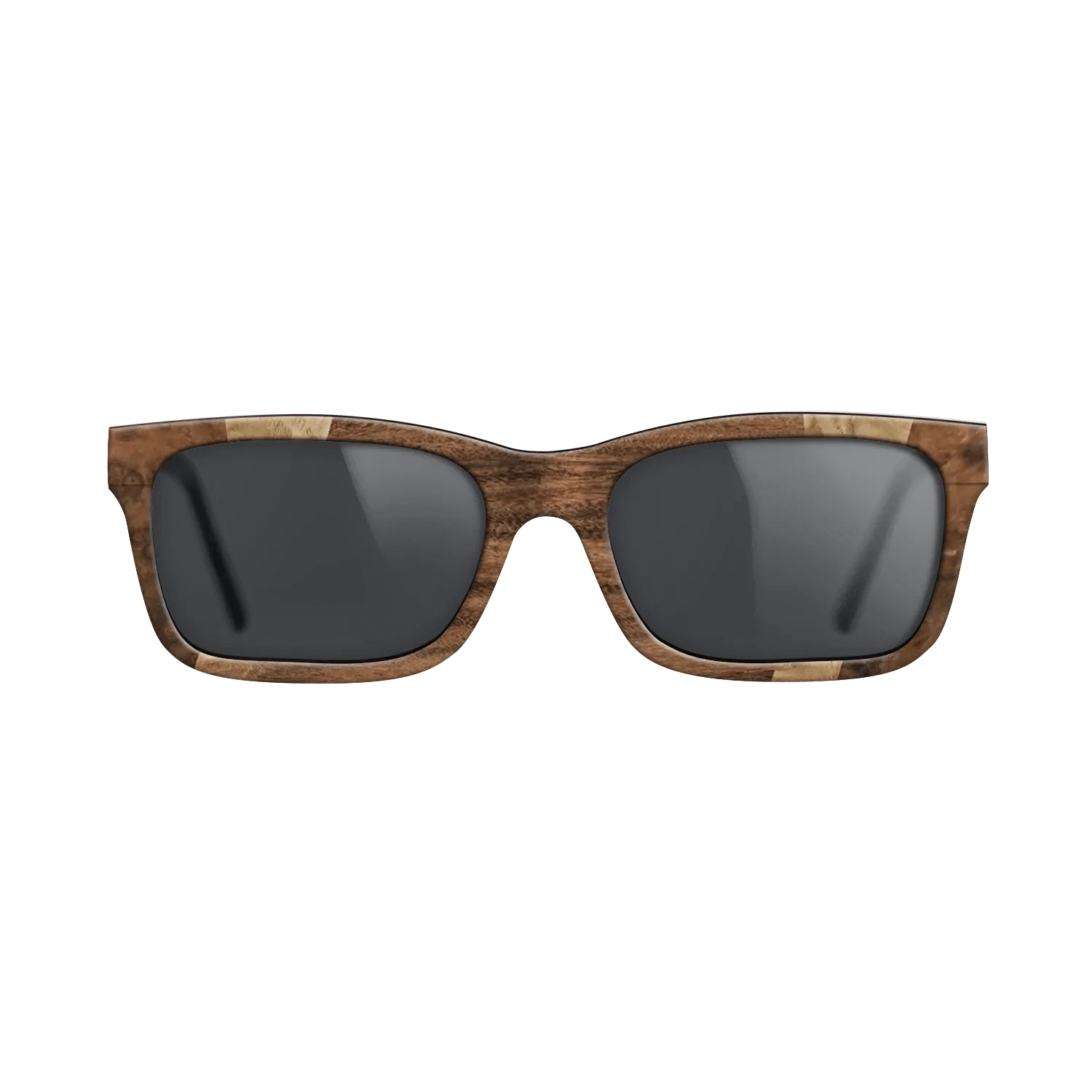Olive Burl,Walnut Burl,Santos Rosewood Dark,Ziricote Dark Quartered: Fractal - The Sage - Rectangle - 1818 - SIRIS wood optic