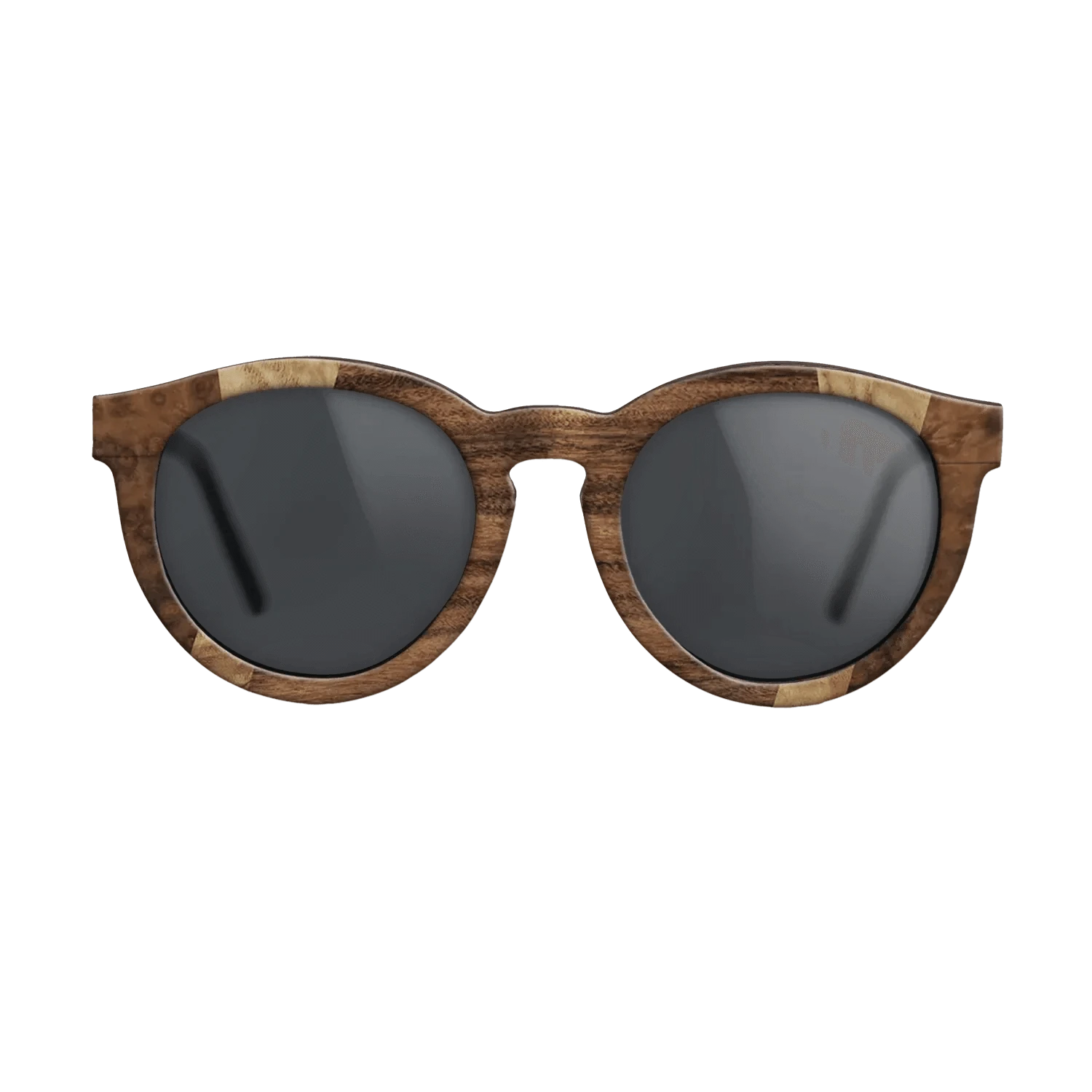 Olive Burl,Walnut Burl,Santos Rosewood Dark,Ziricote Dark Quartered: Fractal - The Rebel - Round - 1818 - SIRIS wood optic