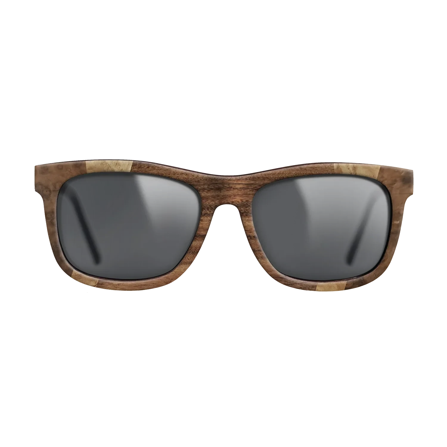 Olive Burl,Walnut Burl,Santos Rosewood Dark,Ziricote Dark Quartered: Fractal - The Hero - Square - 1818 - SIRIS wood optic