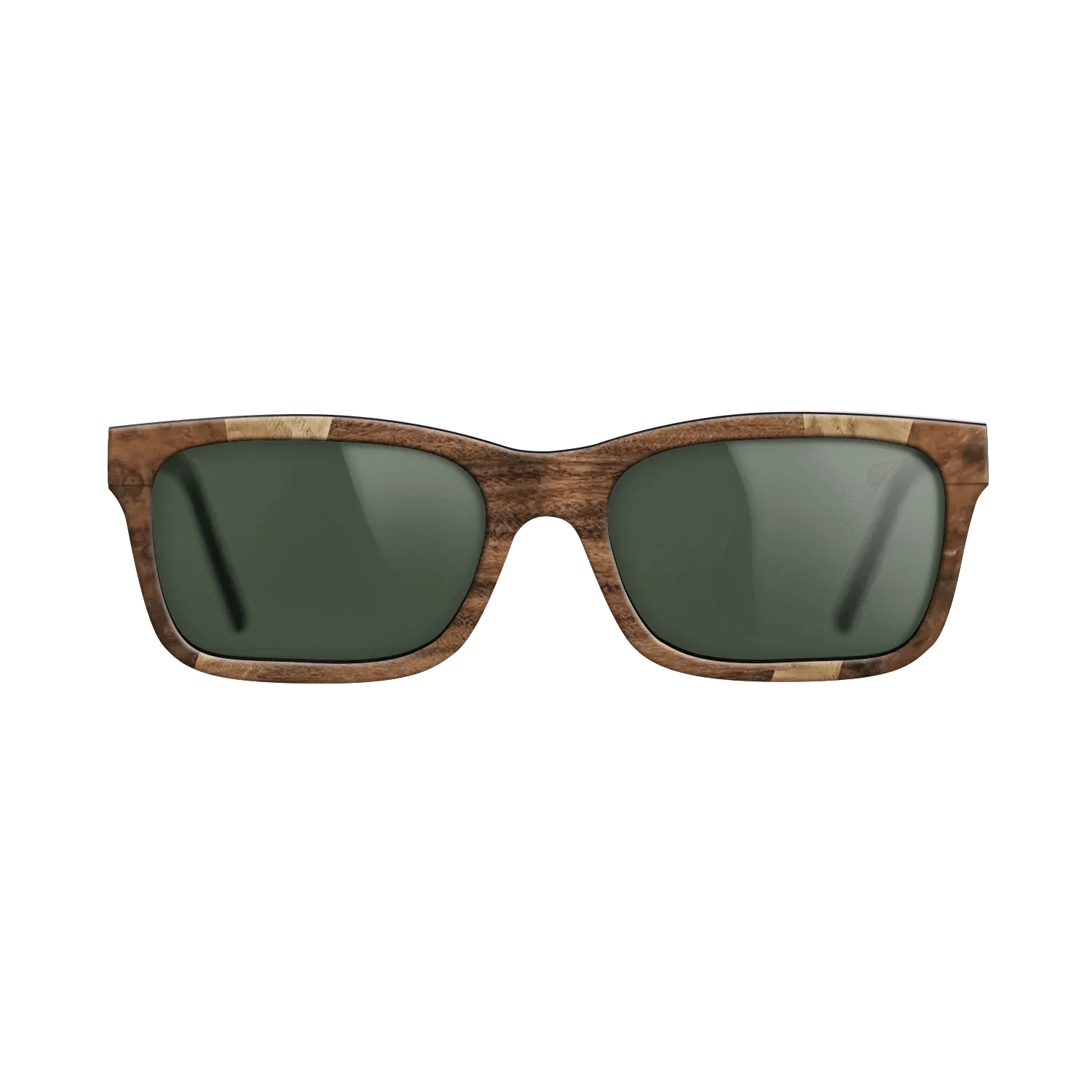 Olive Burl,Walnut Burl,Santos Rosewood Dark,Ziricote Dark Quartered: Fractal - The Sage - Rectangle - 1818 - SIRIS wood optic