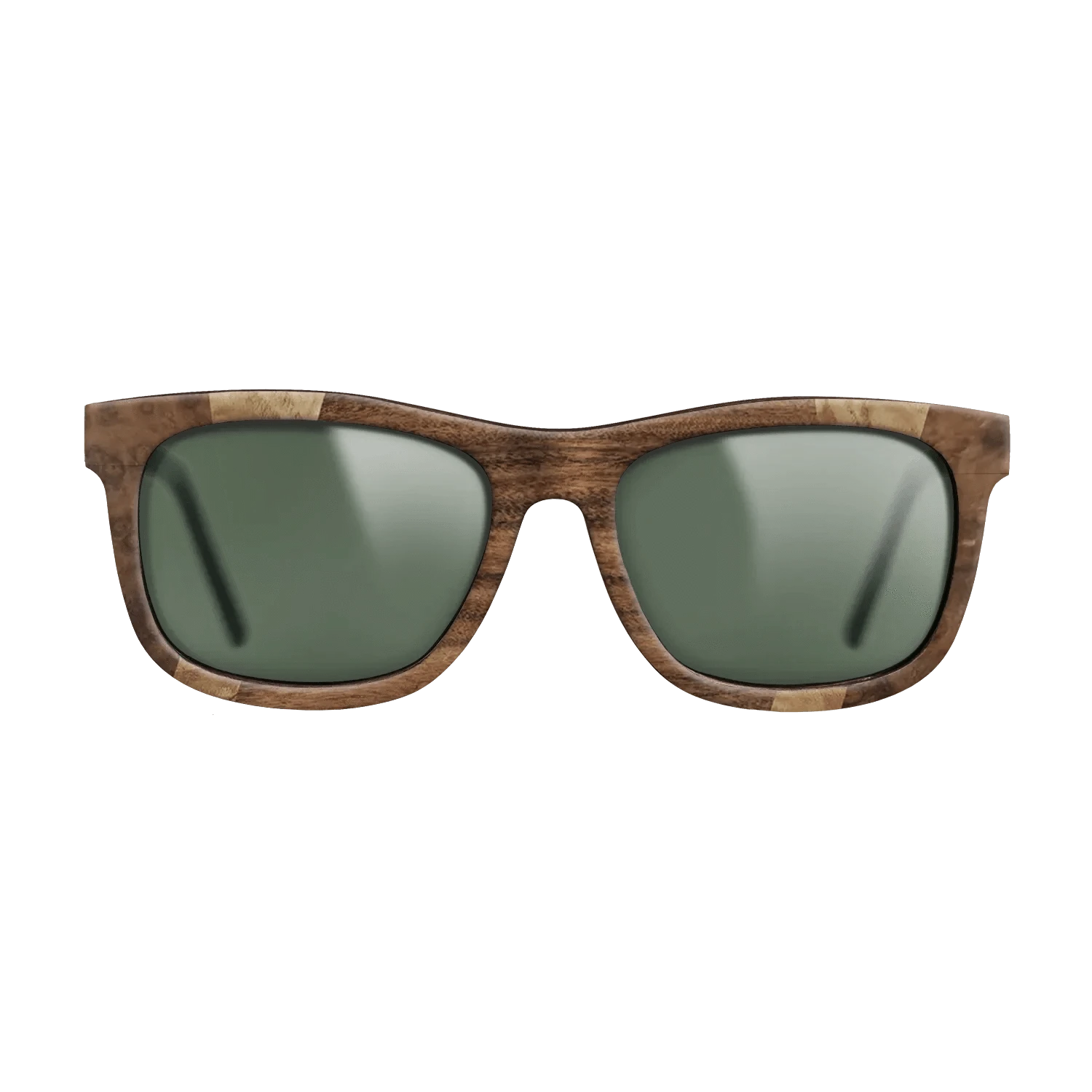 Olive Burl,Walnut Burl,Santos Rosewood Dark,Ziricote Dark Quartered: Fractal - The Hero - Square - 1818 - SIRIS wood optic