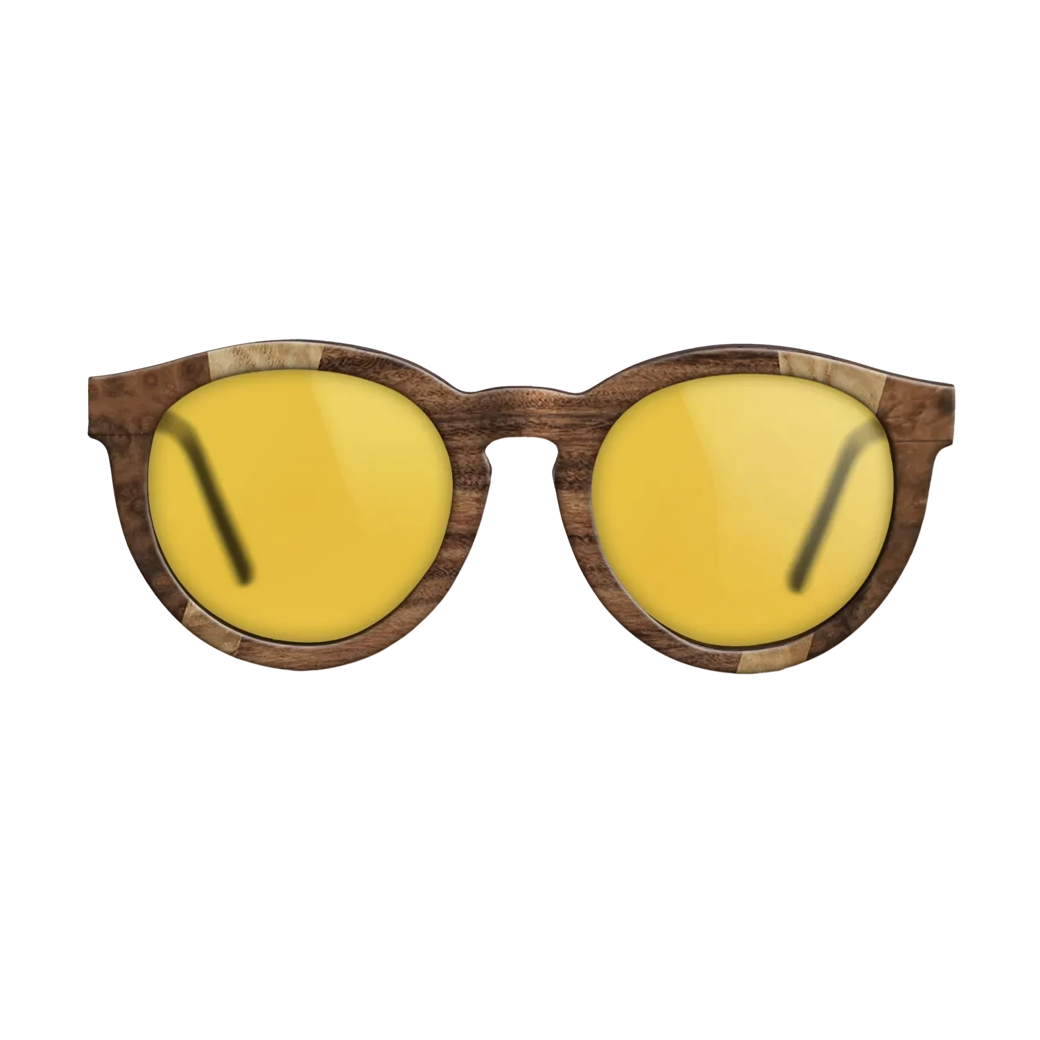 Olive Burl,Walnut Burl,Santos Rosewood Dark,Ziricote Dark Quartered: Fractal - The Rebel - Round - 1818 - SIRIS wood optic