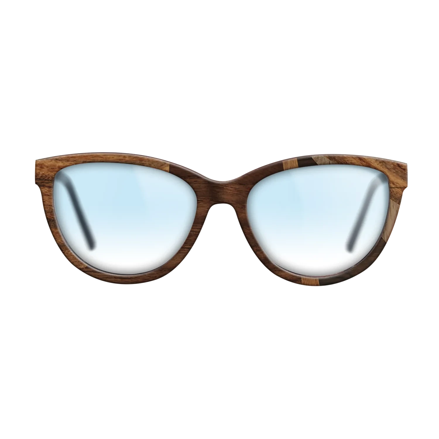 Ziricote Dark Quartered,Santos Rosewood Dark,Walnut: Straight Grain,Walnut Claro Light,Walnut Claro Dark: Fractal - The Maiden - Cat - 1284 - SIRIS wood optic
