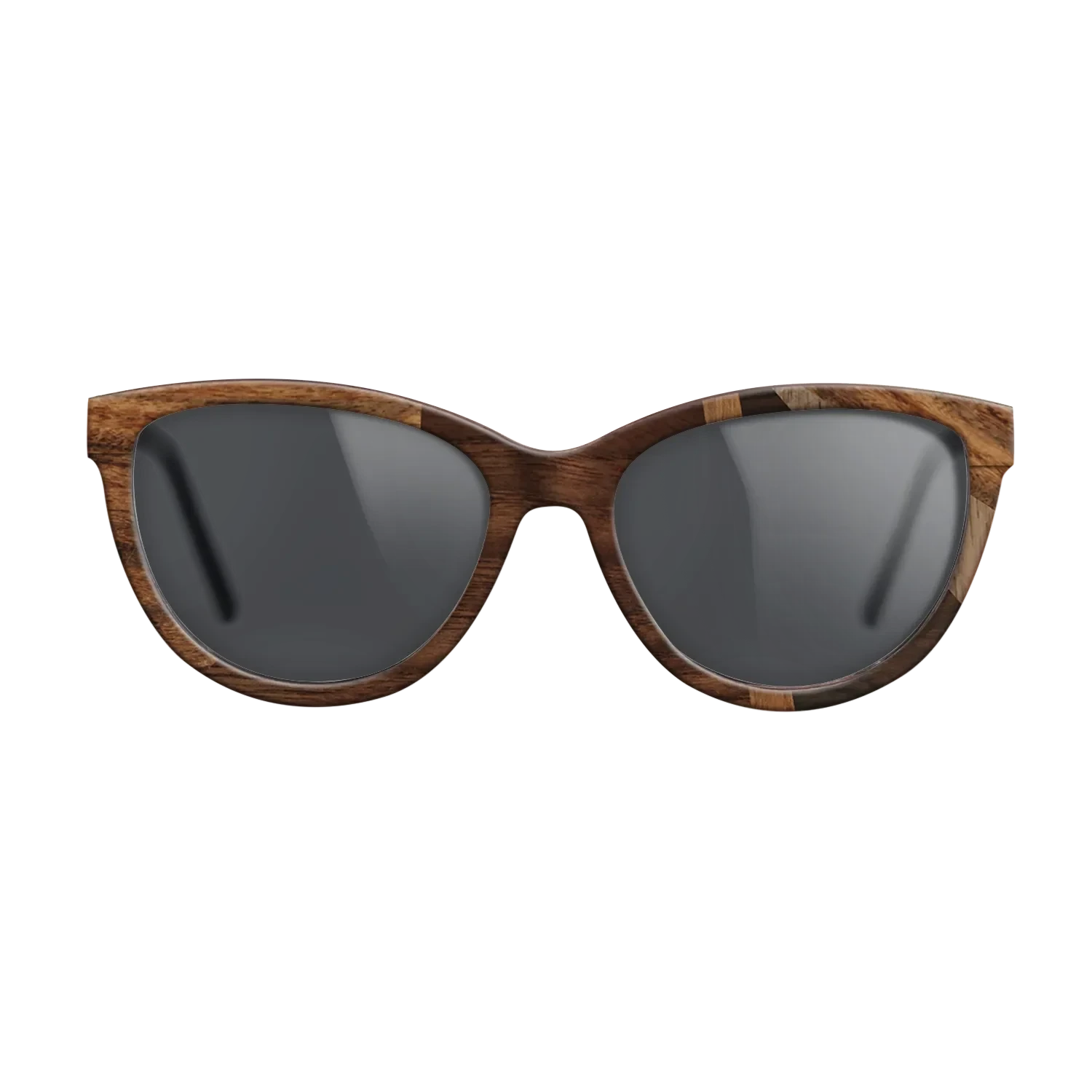 Ziricote Dark Quartered,Santos Rosewood Dark,Walnut: Straight Grain,Walnut Claro Light,Walnut Claro Dark: Fractal - The Maiden - Cat - 1284 - SIRIS wood optic
