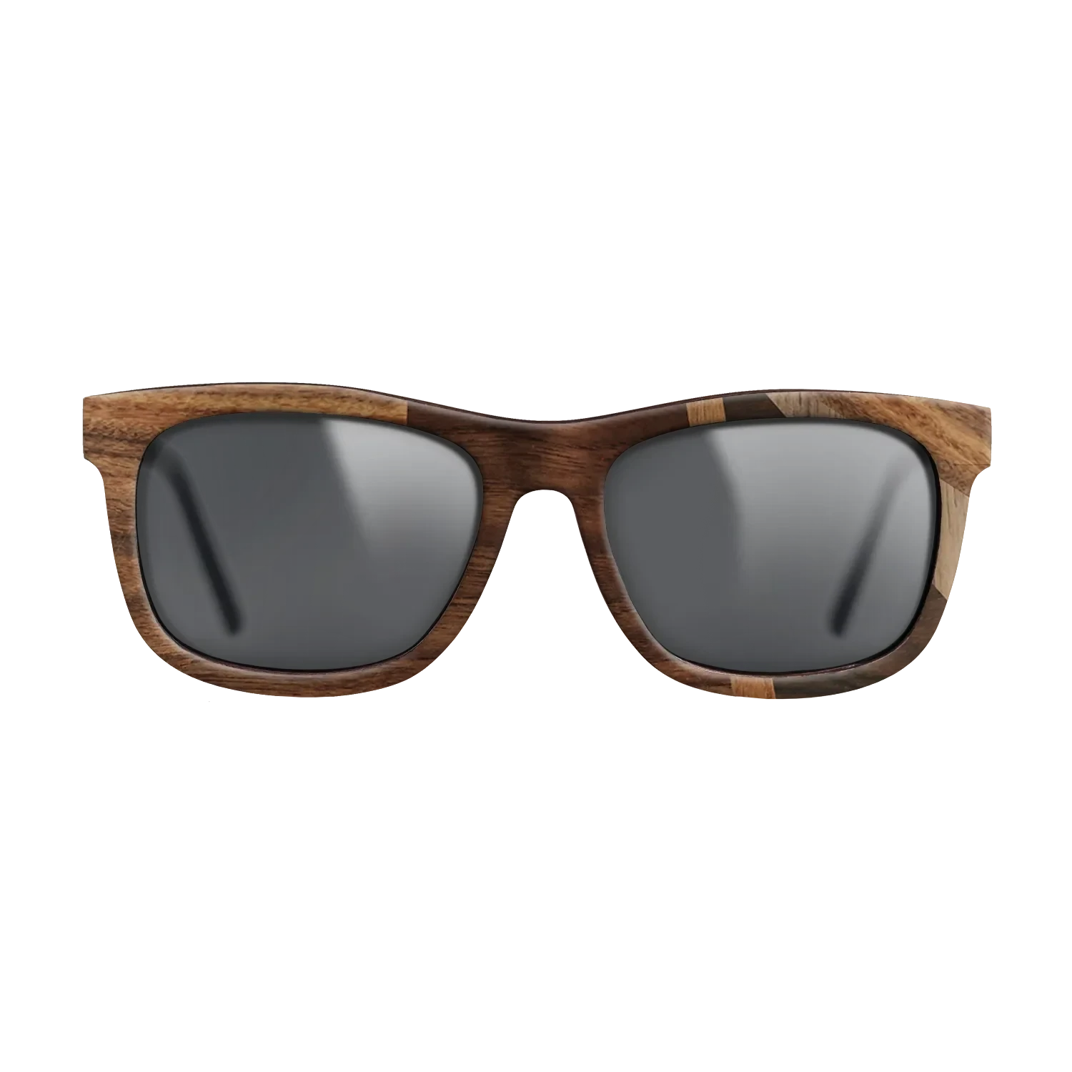 Ziricote Dark Quartered,Santos Rosewood Dark,Walnut: Straight Grain,Walnut Claro Light,Walnut Claro Dark: Fractal - The Hero - Square - 1284 - SIRIS wood optic