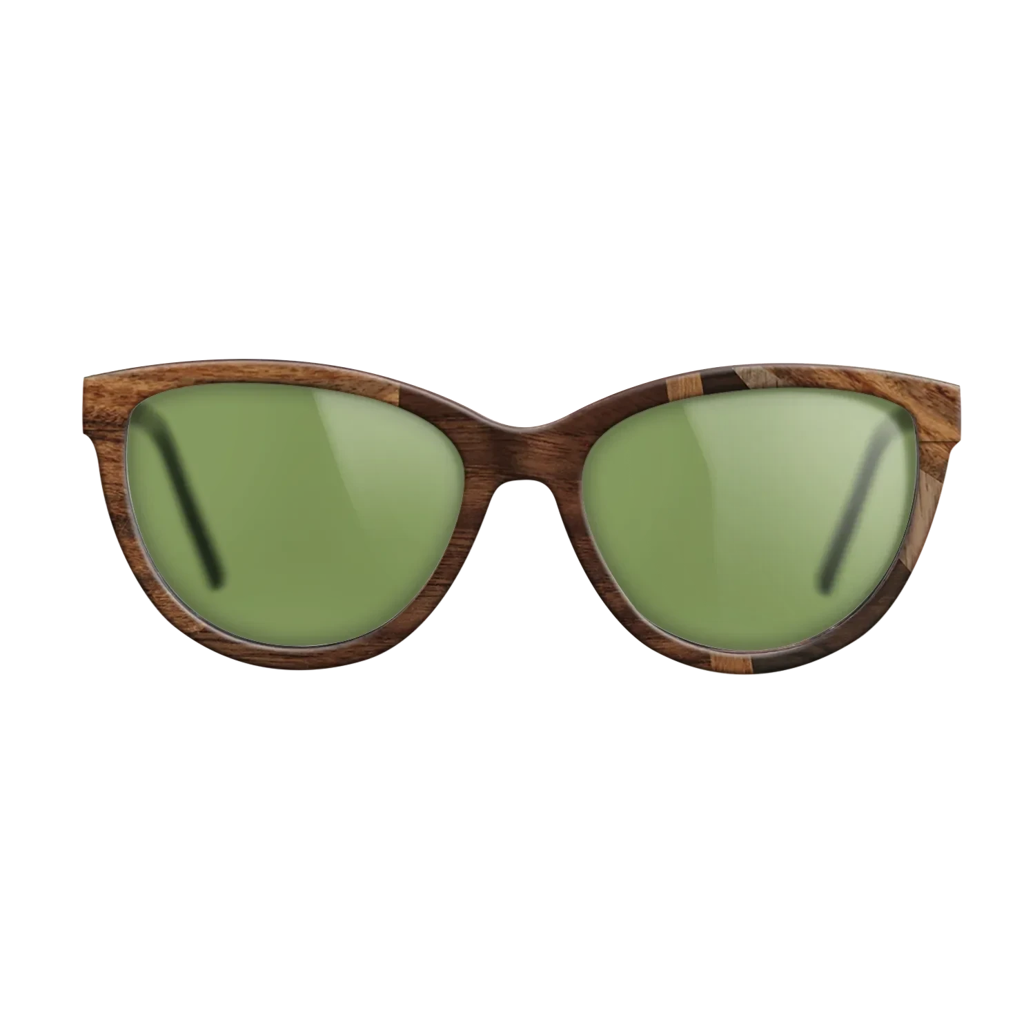 Ziricote Dark Quartered,Santos Rosewood Dark,Walnut: Straight Grain,Walnut Claro Light,Walnut Claro Dark: Fractal - The Maiden - Cat - 1284 - SIRIS wood optic
