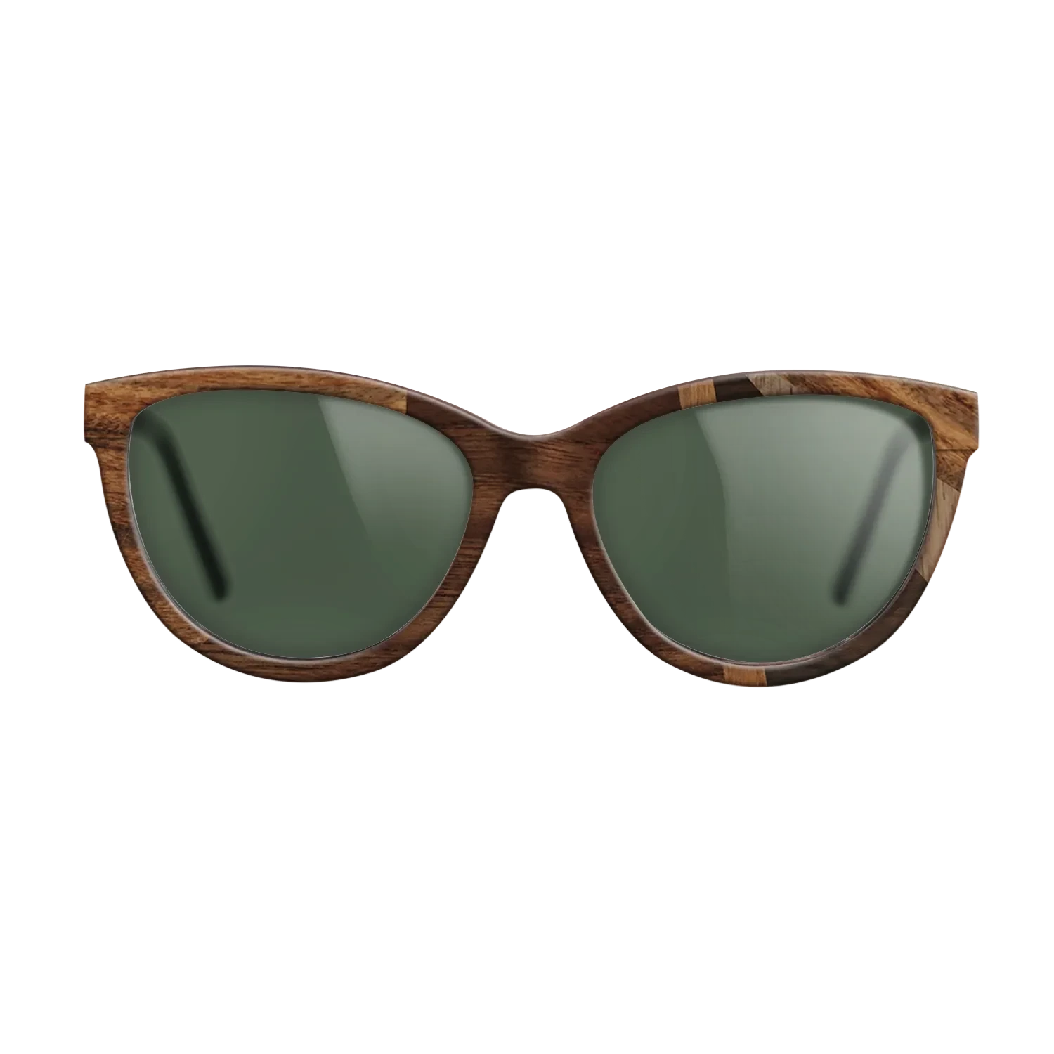 Ziricote Dark Quartered,Santos Rosewood Dark,Walnut: Straight Grain,Walnut Claro Light,Walnut Claro Dark: Fractal - The Maiden - Cat - 1284 - SIRIS wood optic