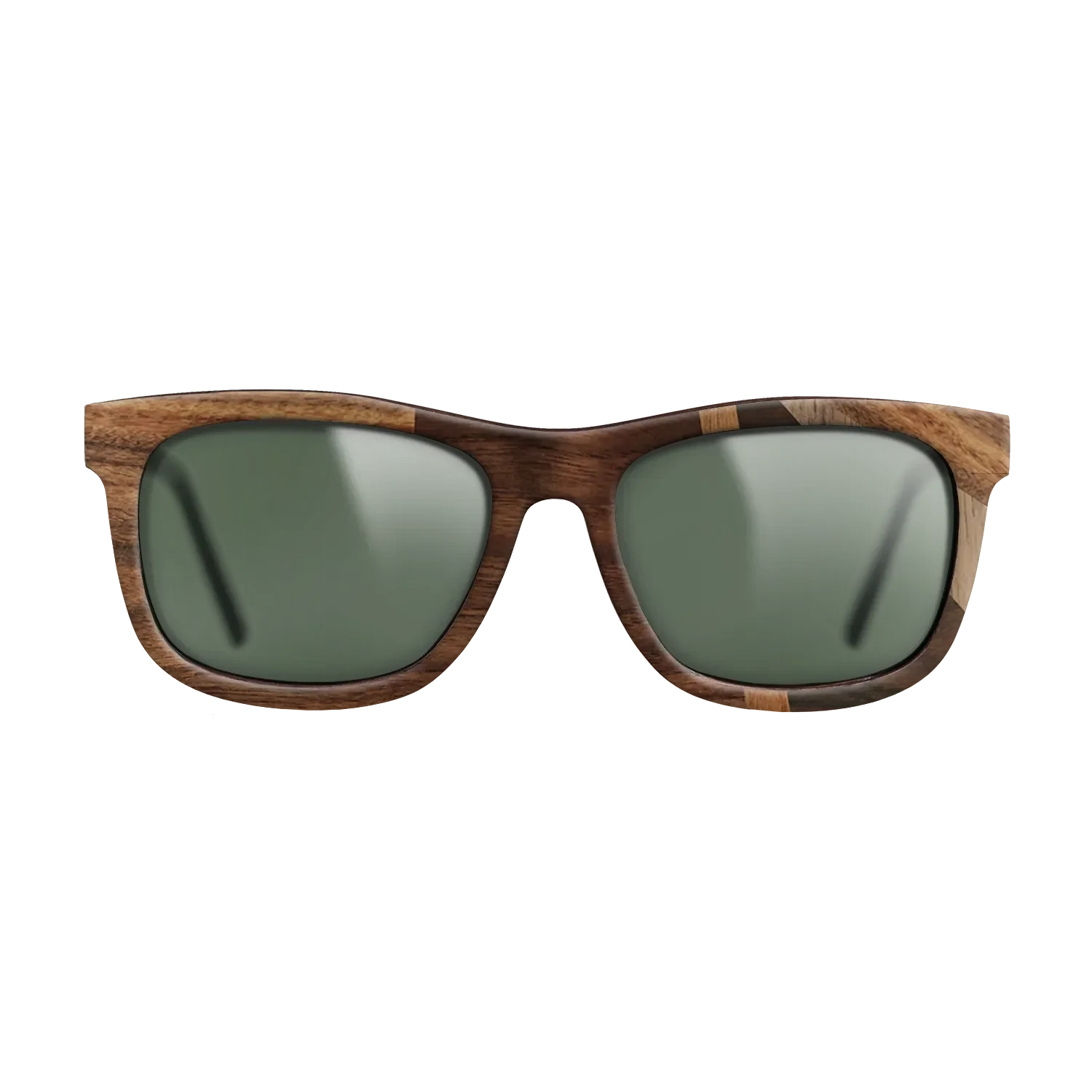 Ziricote Dark Quartered,Santos Rosewood Dark,Walnut: Straight Grain,Walnut Claro Light,Walnut Claro Dark: Fractal - The Hero - Square - 1284 - SIRIS wood optic