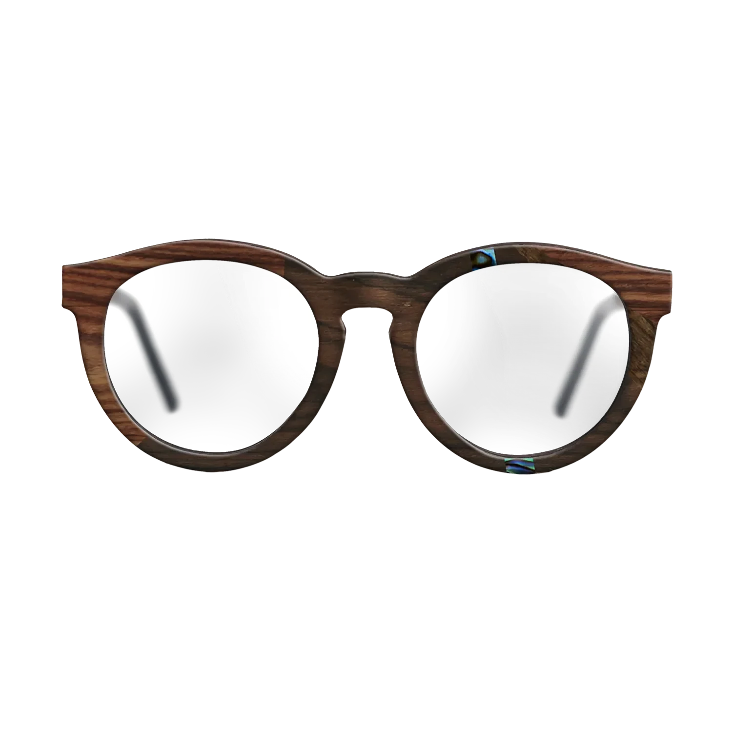 Ziricote Dark Quartered,Abalone Shell,Kingwood: Fractal - The Rebel - Round - 1858 - SIRIS wood optic