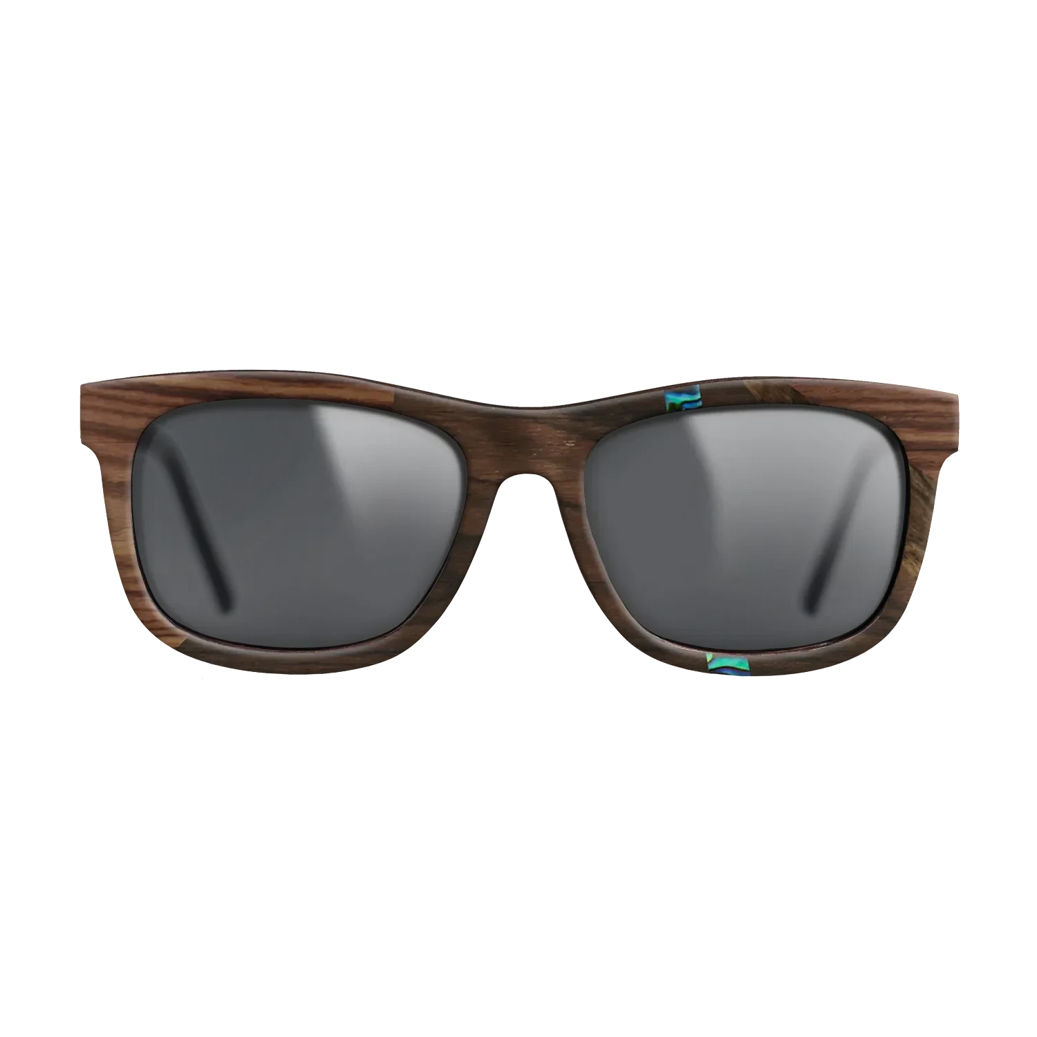 Ziricote Dark Quartered,Abalone Shell,Kingwood: Fractal - The Hero - Square - 1858 - SIRIS wood optic