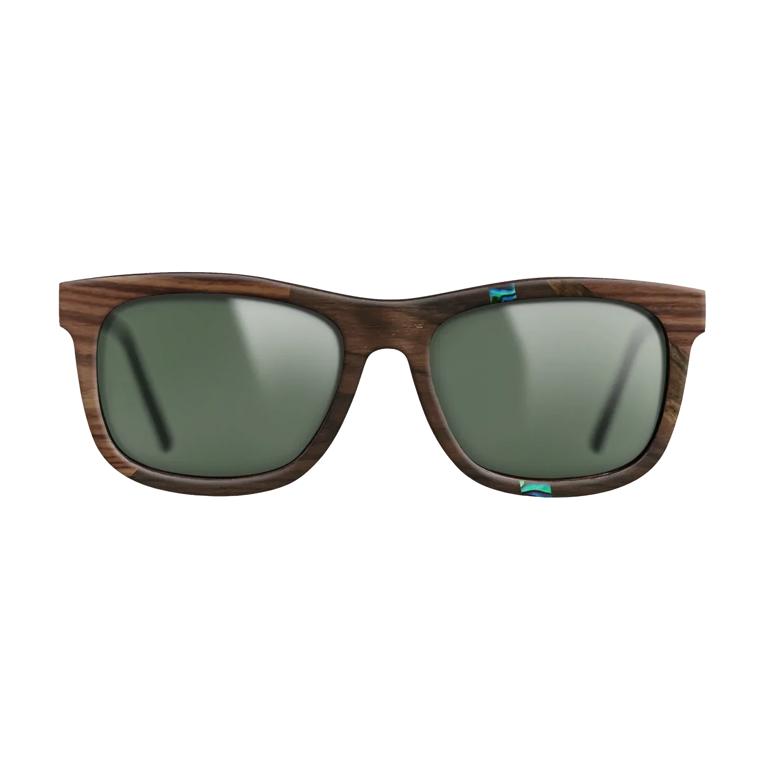 Ziricote Dark Quartered,Abalone Shell,Kingwood: Fractal - The Hero - Square - 1858 - SIRIS wood optic