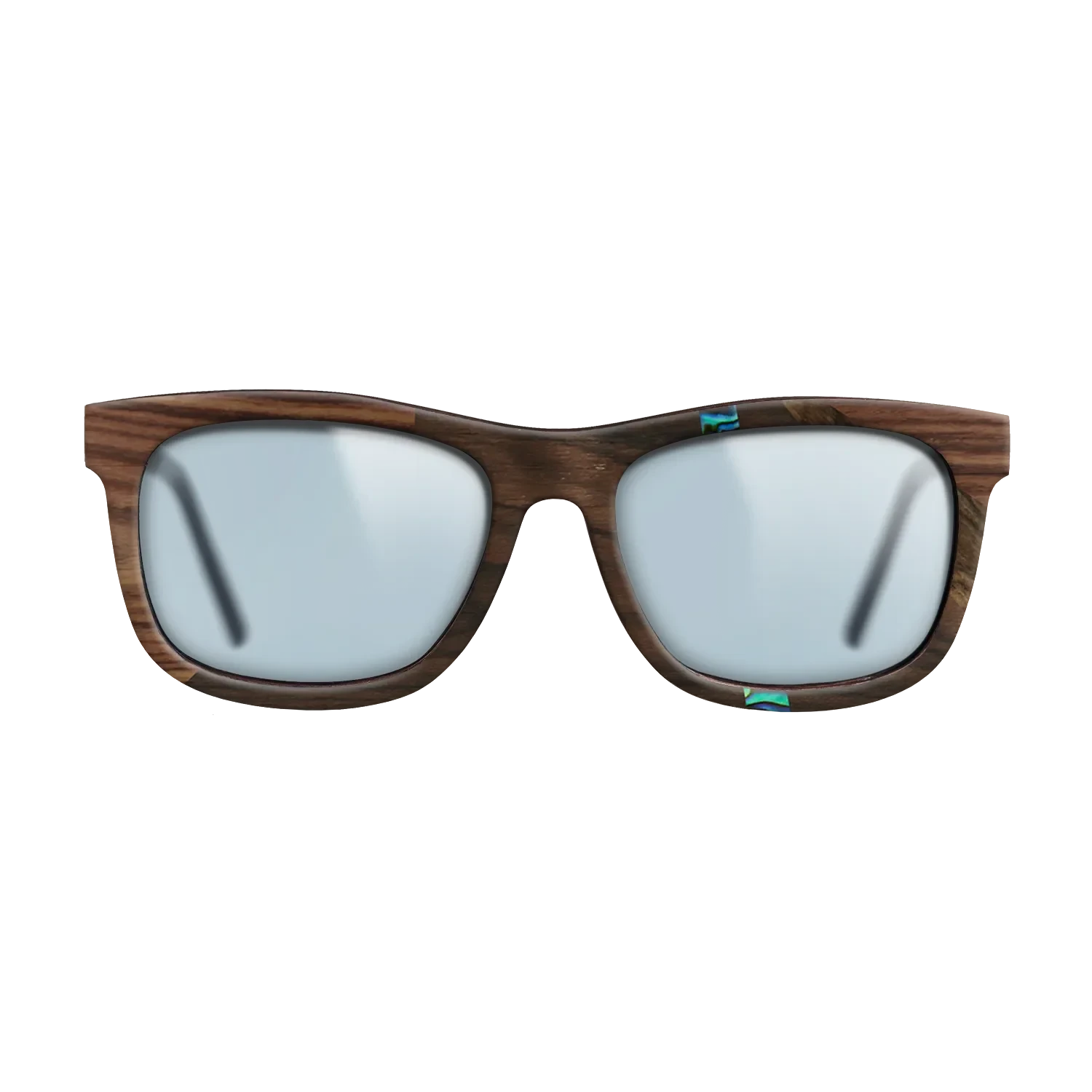 Ziricote Dark Quartered,Abalone Shell,Kingwood: Fractal - The Hero - Square - 1858 - SIRIS wood optic