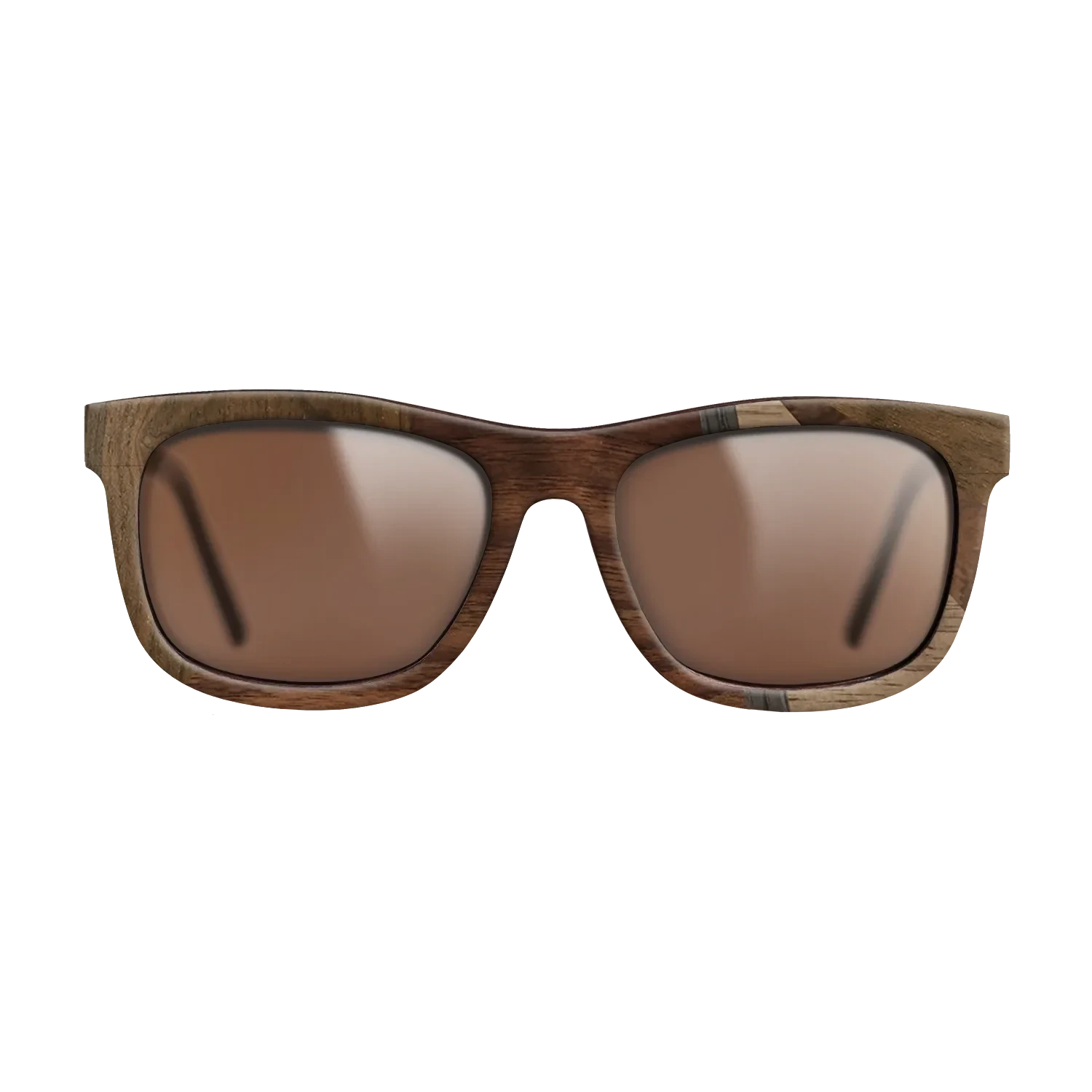 Walnut Claro Dark,Fumed Oak,Walnut Burl,Walnut: Straight Grain: Mosaic - The Hero - Square - 1733 - SIRIS wood optic