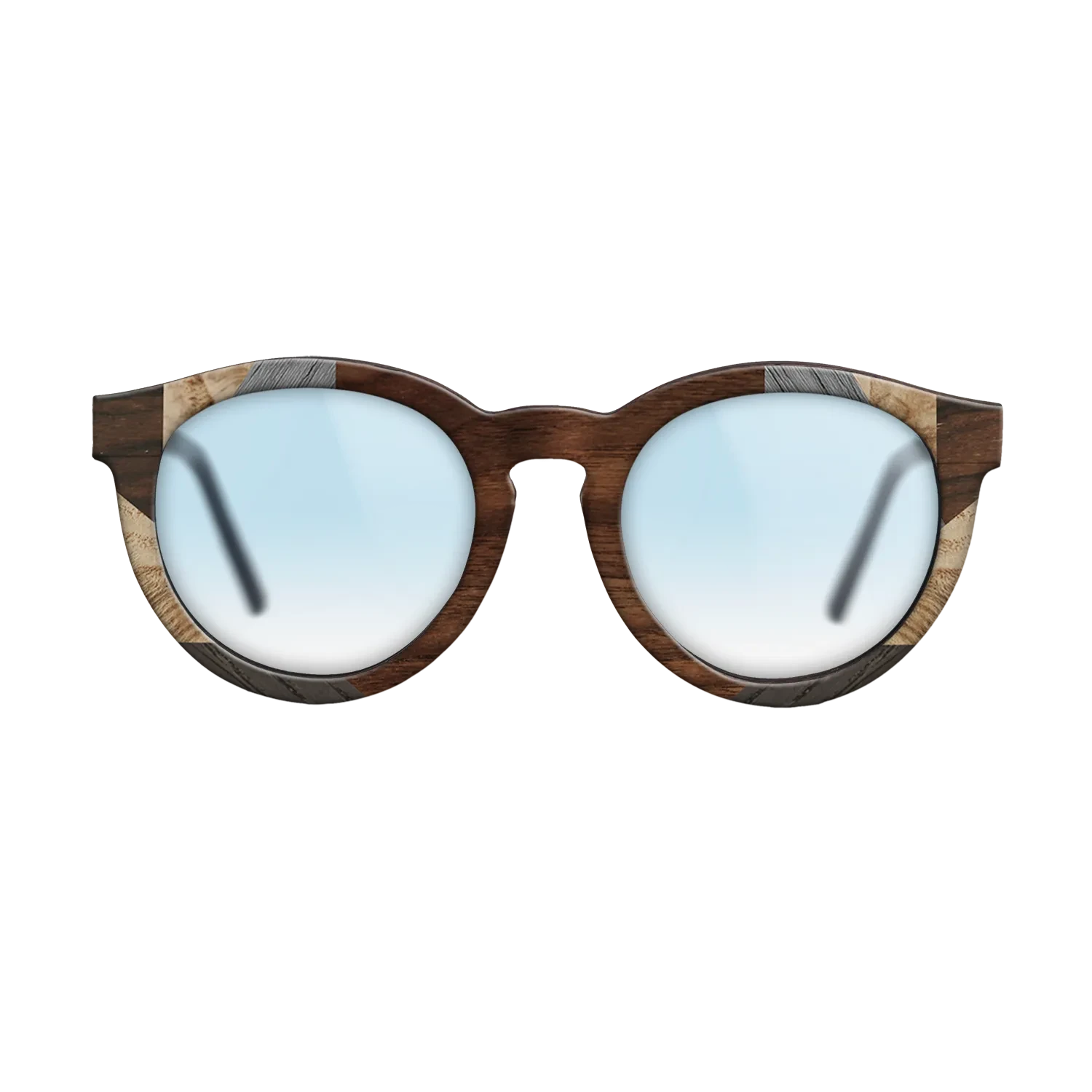 Olive Burl,Walnut Claro Dark,Poplar Dyed: Grey,Fumed Oak,Santos Rosewood Dark: Recursive - The Rebel - Round - 841 - SIRIS wood optic