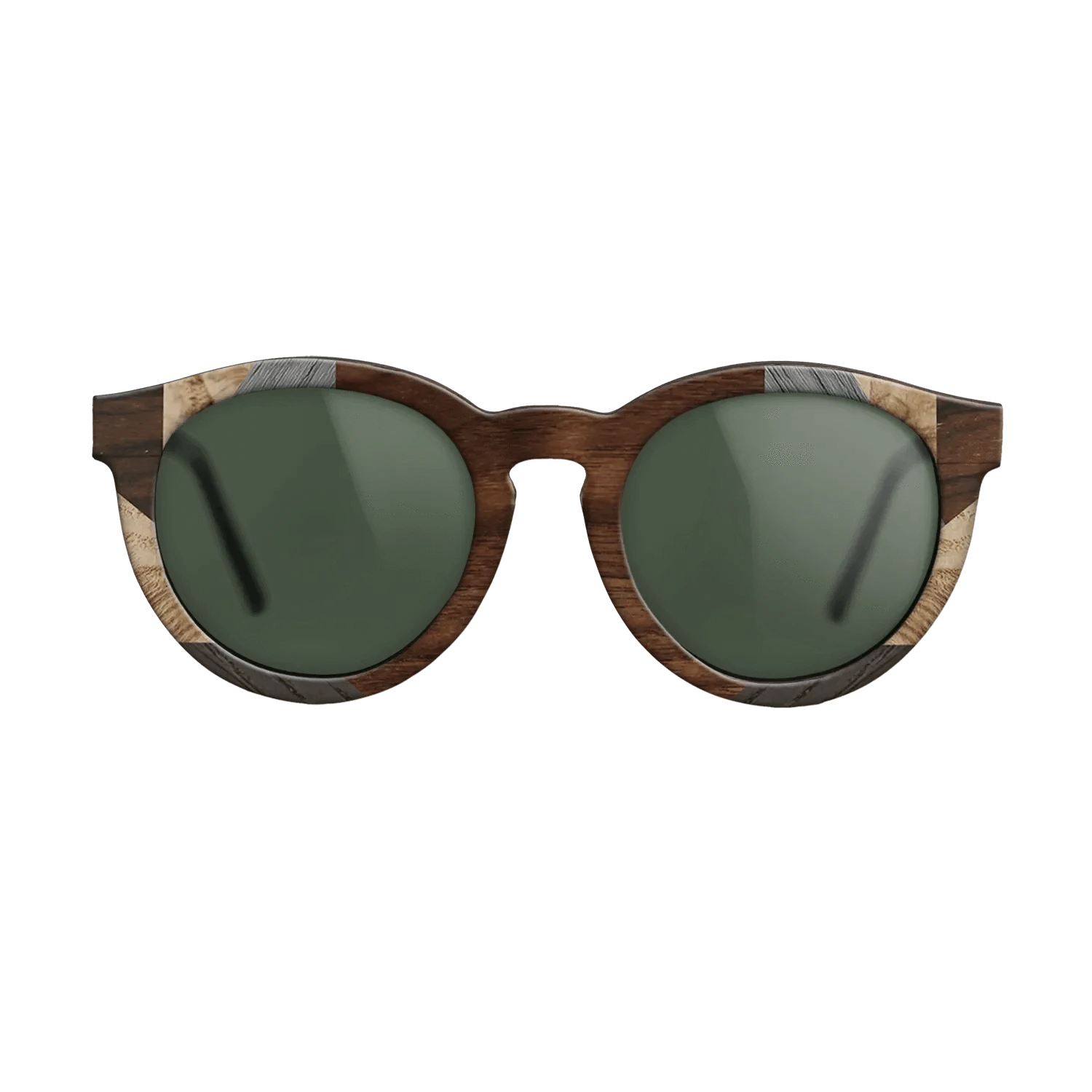 Olive Burl,Walnut Claro Dark,Poplar Dyed: Grey,Fumed Oak,Santos Rosewood Dark: Recursive - The Rebel - Round - 841 - SIRIS wood optic