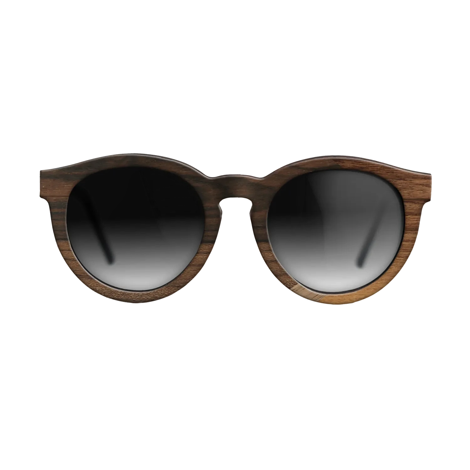 Ziricote Dark Quartered,Walnut: Straight Grain,Walnut Claro Light,Fumed Eucalyptus: Mosaic - The Rebel - Round - 1140 - SIRIS wood optic