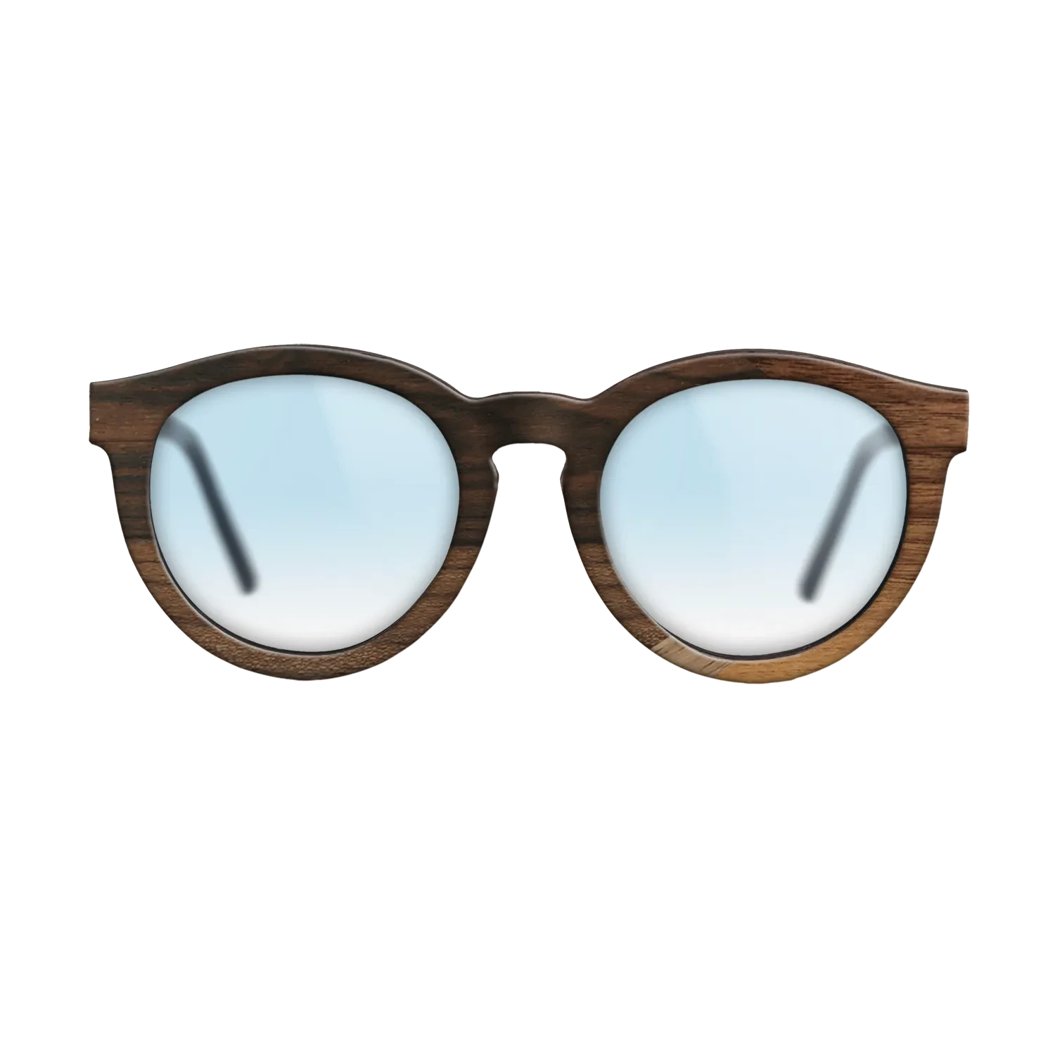 Ziricote Dark Quartered,Walnut: Straight Grain,Walnut Claro Light,Fumed Eucalyptus: Mosaic - The Rebel - Round - 1140 - SIRIS wood optic