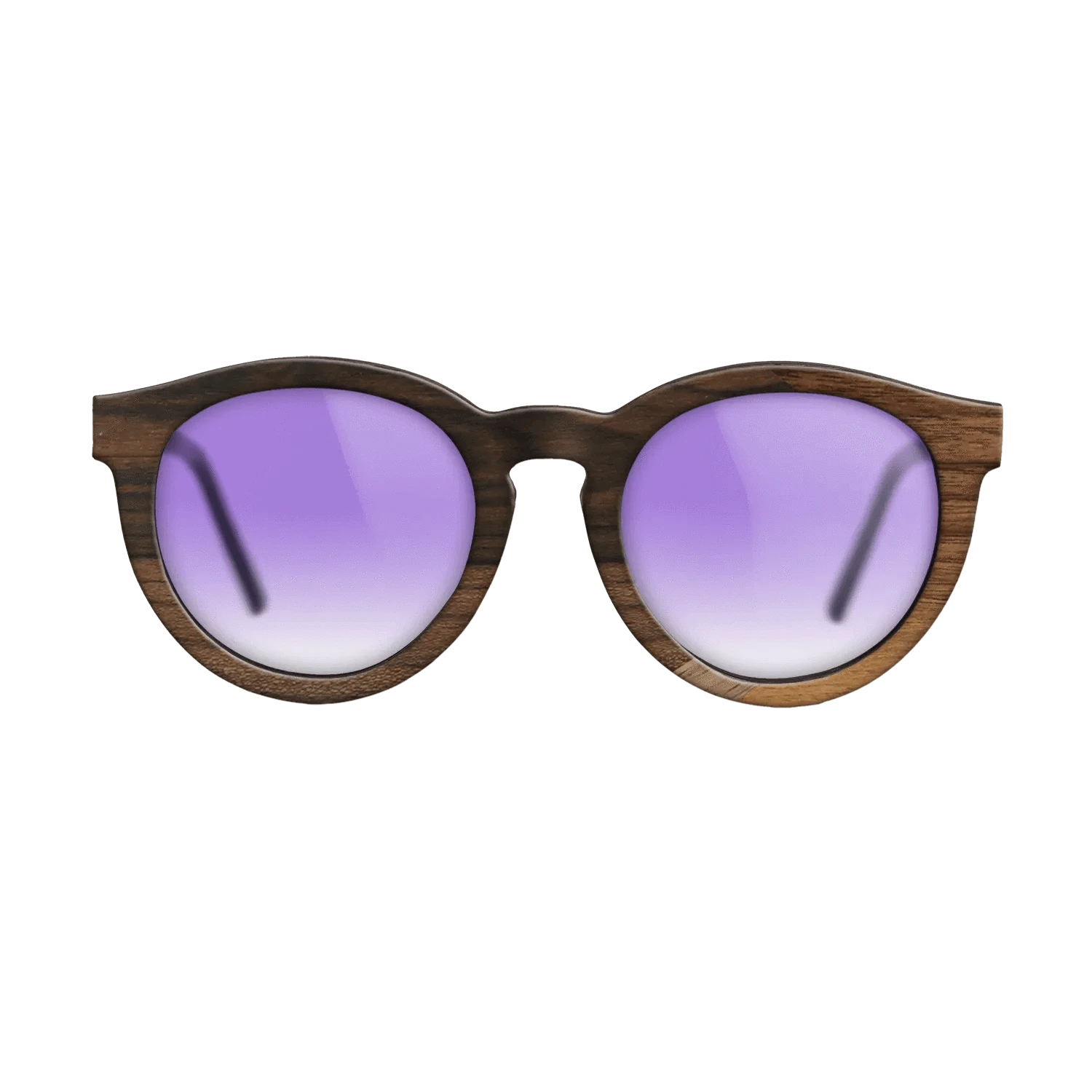 Ziricote Dark Quartered,Walnut: Straight Grain,Walnut Claro Light,Fumed Eucalyptus: Mosaic - The Rebel - Round - 1140 - SIRIS wood optic