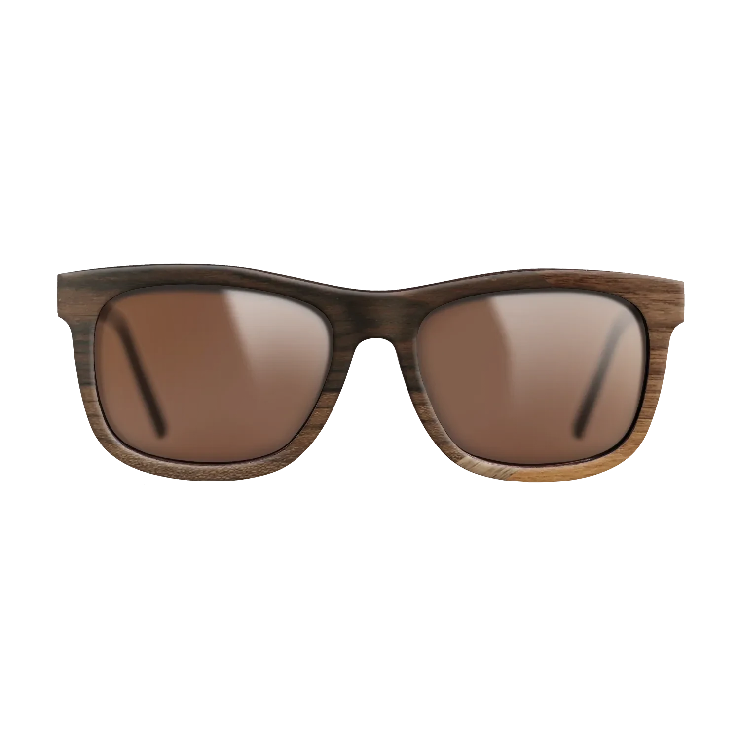 Ziricote Dark Quartered,Walnut: Straight Grain,Walnut Claro Light,Fumed Eucalyptus: Mosaic - The Hero - Square - 1140 - SIRIS wood optic