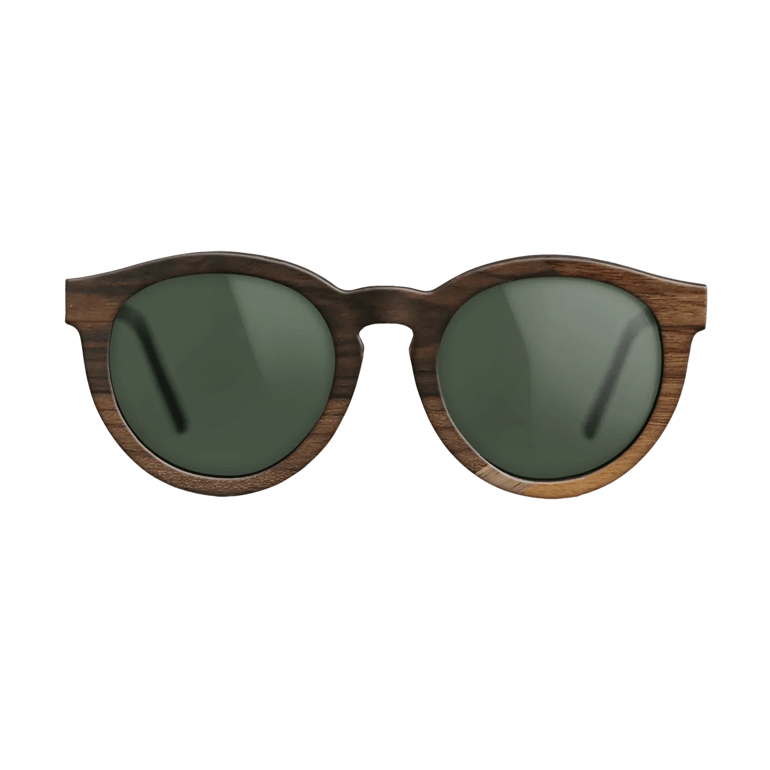 Ziricote Dark Quartered,Walnut: Straight Grain,Walnut Claro Light,Fumed Eucalyptus: Mosaic - The Rebel - Round - 1140 - SIRIS wood optic