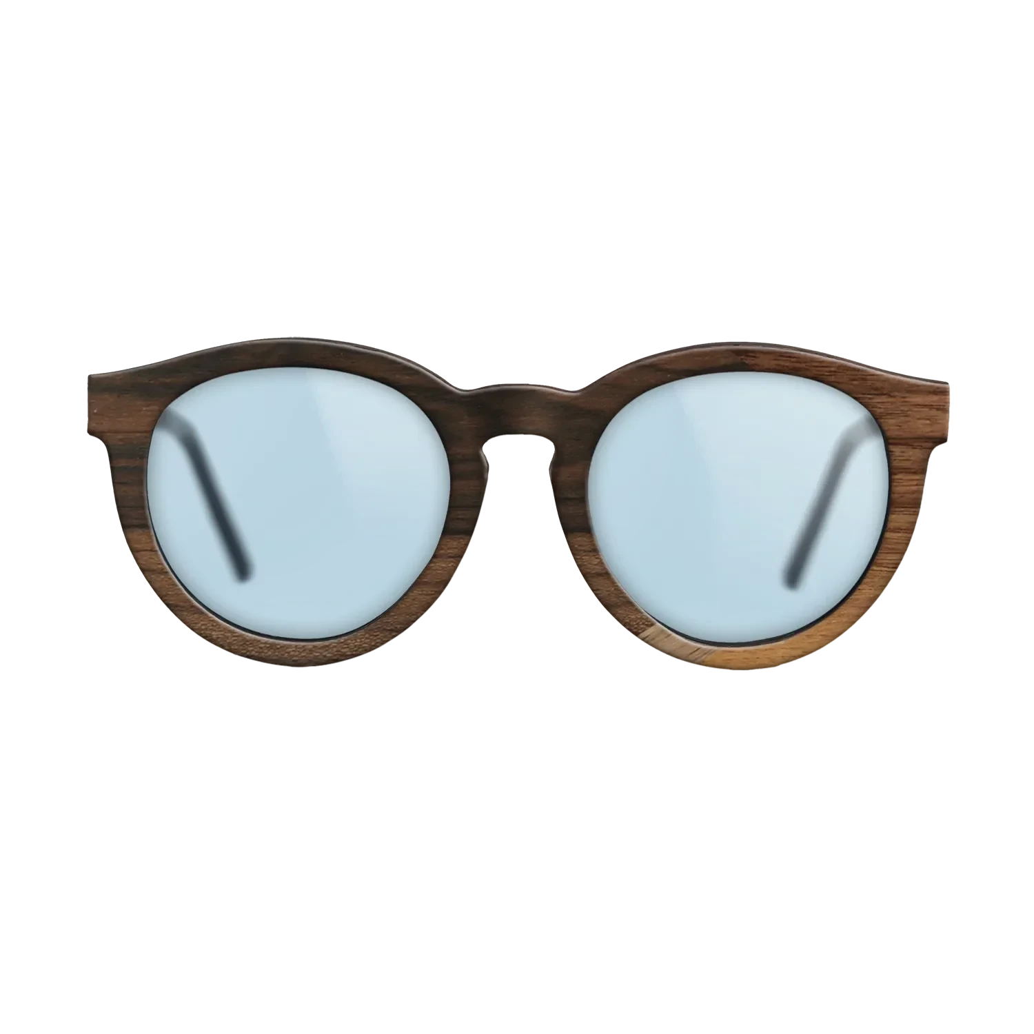 Ziricote Dark Quartered,Walnut: Straight Grain,Walnut Claro Light,Fumed Eucalyptus: Mosaic - The Rebel - Round - 1140 - SIRIS wood optic