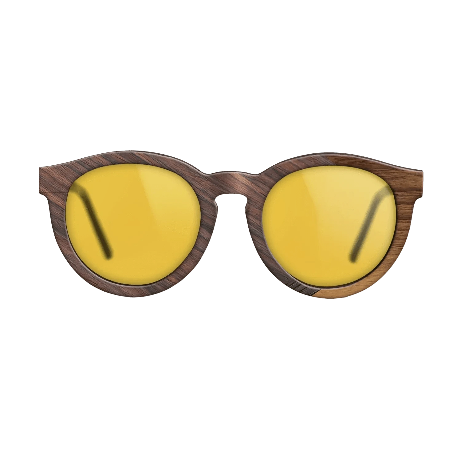 Walnut Claro Dark,Rosewood Reconstituted,Fumed Oak,Walnut: Straight Grain: Fractal - The Rebel - Round - 1259 - SIRIS wood optic