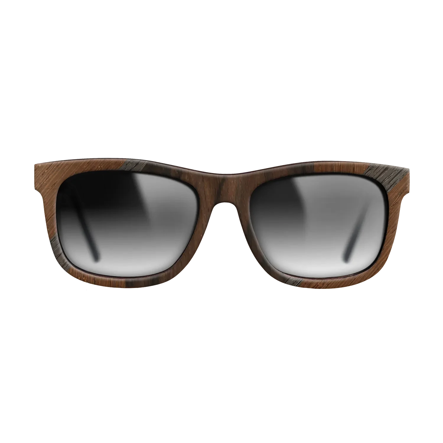 Ziricote Dark Quartered,Fumed Oak,Walnut: Straight Grain,Wenge: Recursive - The Hero - Square - 794 - SIRIS wood optic