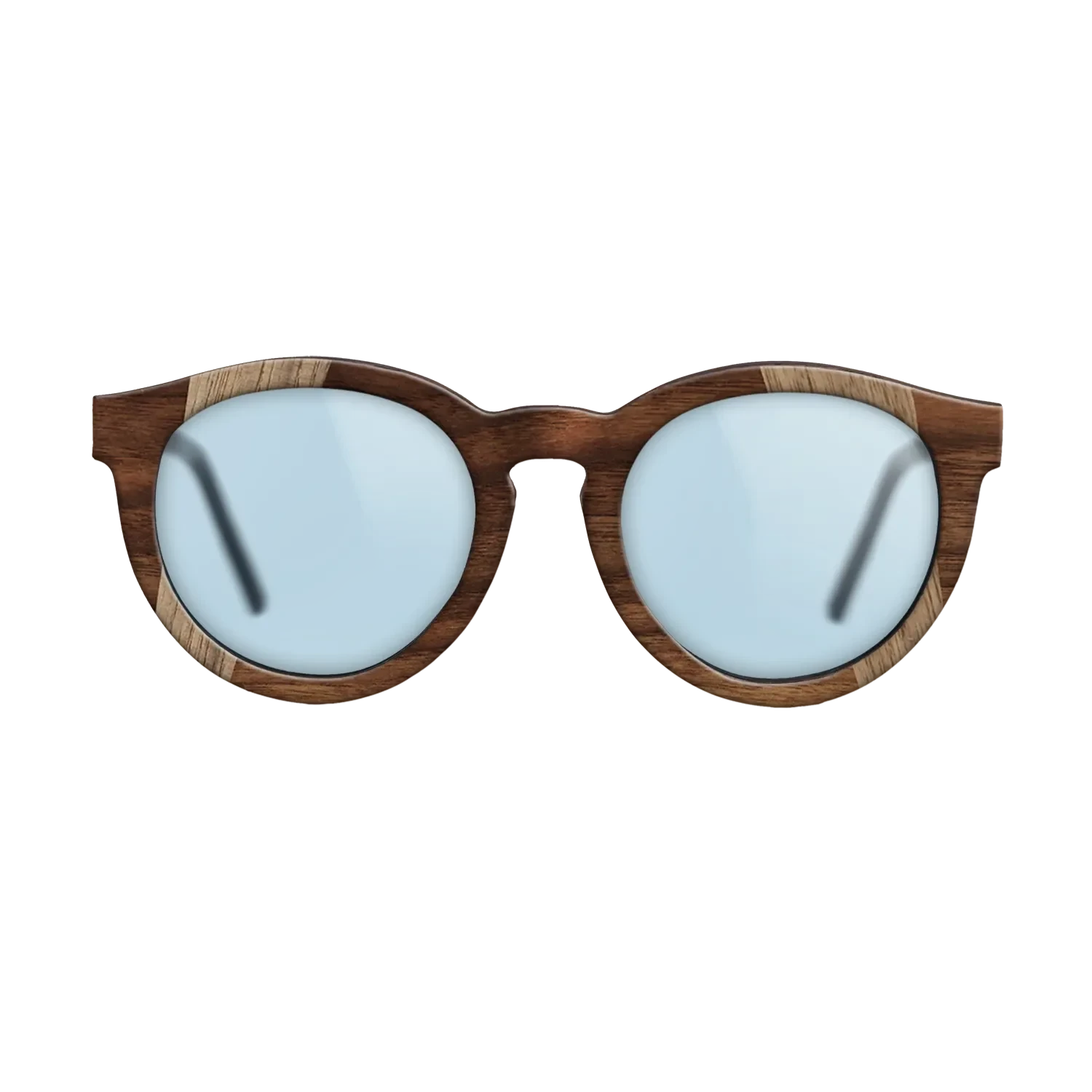 Walnut: Straight Grain,Walnut Claro Dark,Fumed Oak: Recursive - The Rebel - Round - 1163 - SIRIS wood optic