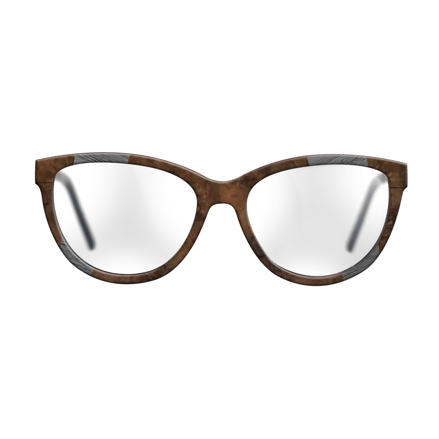 Poplar Dyed: Grey,Walnut Burl,Fumed Oak: Recursive - The Maiden - Cat - 1734 - SIRIS wood optic